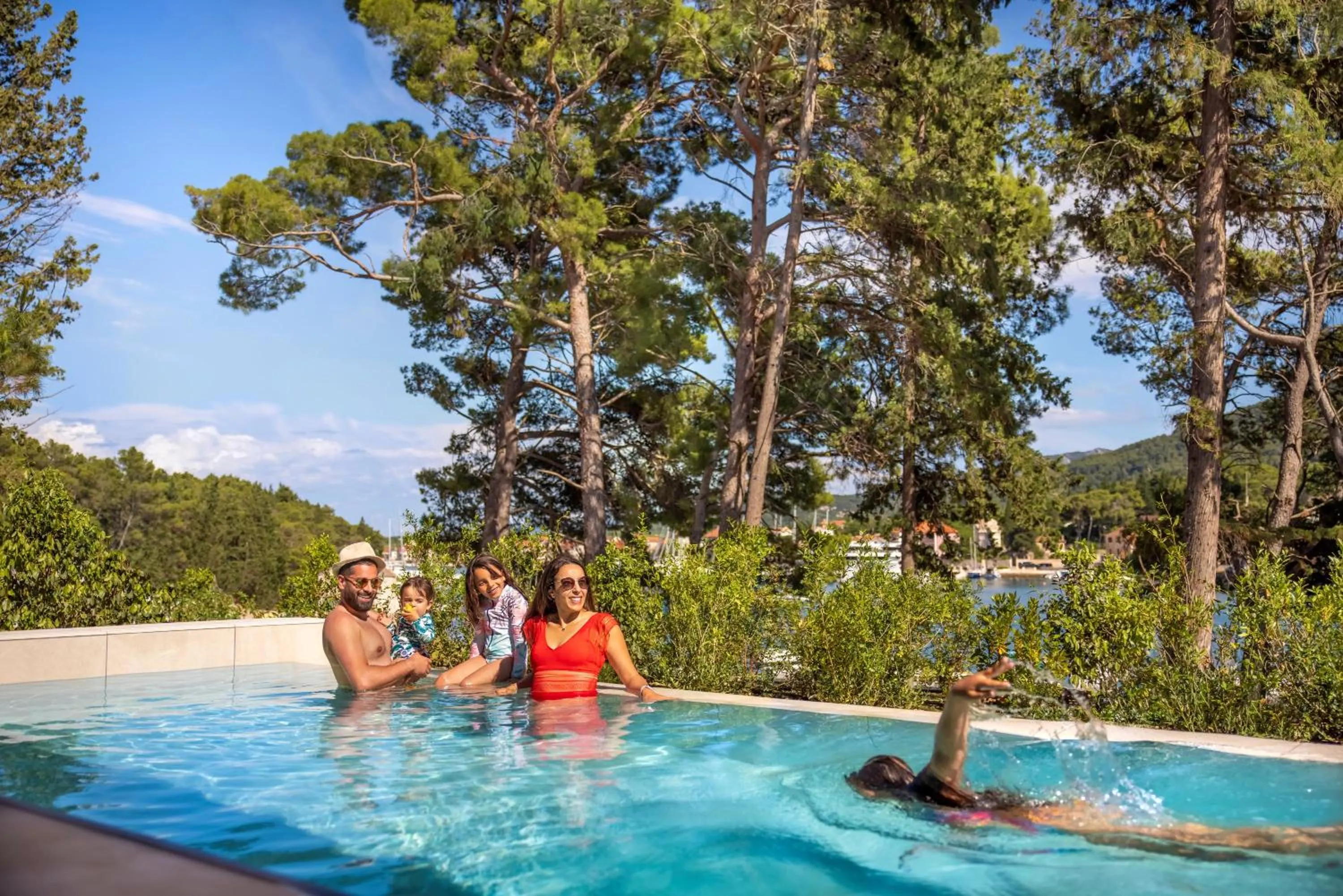 Swimming pool in Valamar Amicor Resort