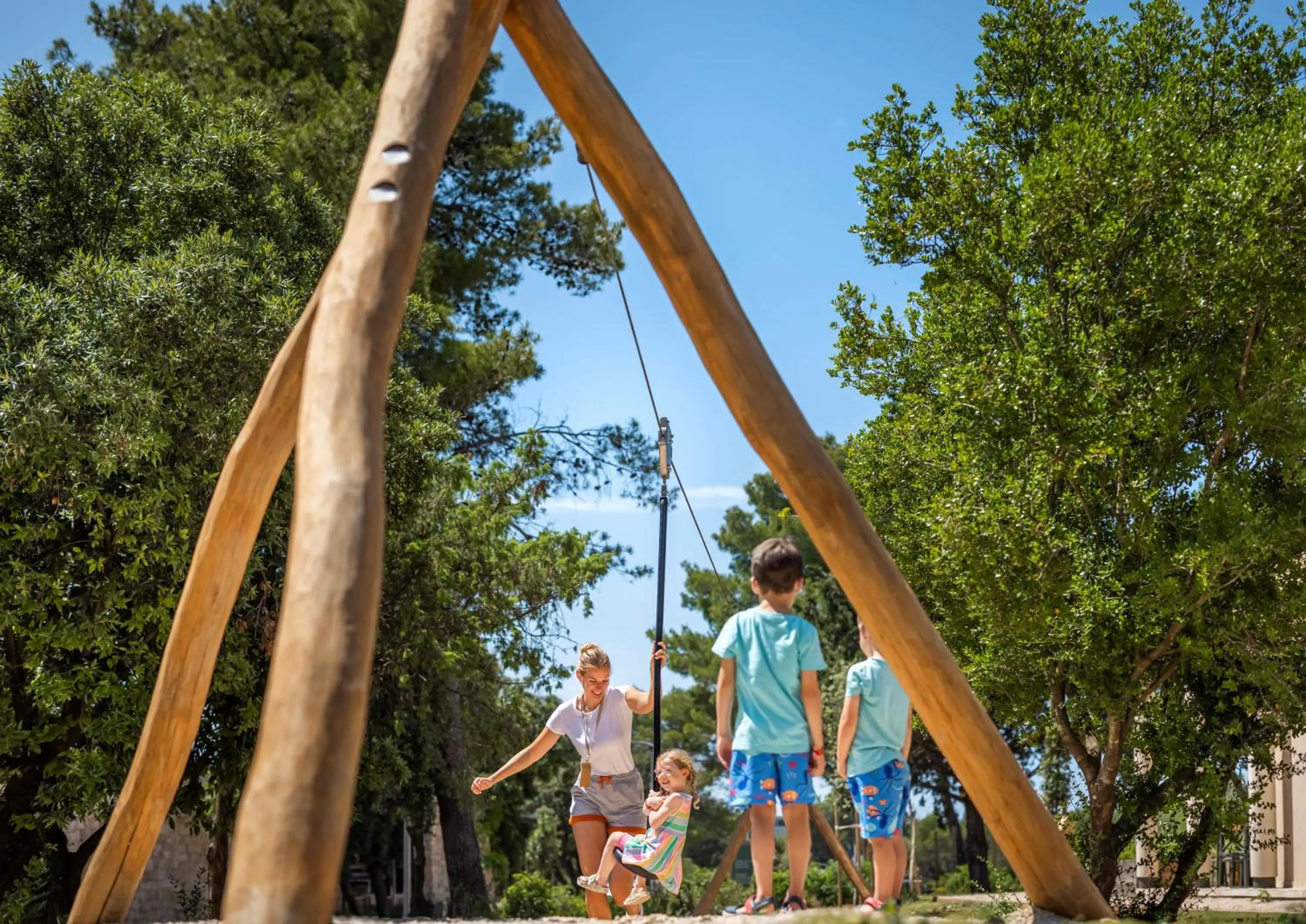 Children play ground in Valamar Amicor Resort
