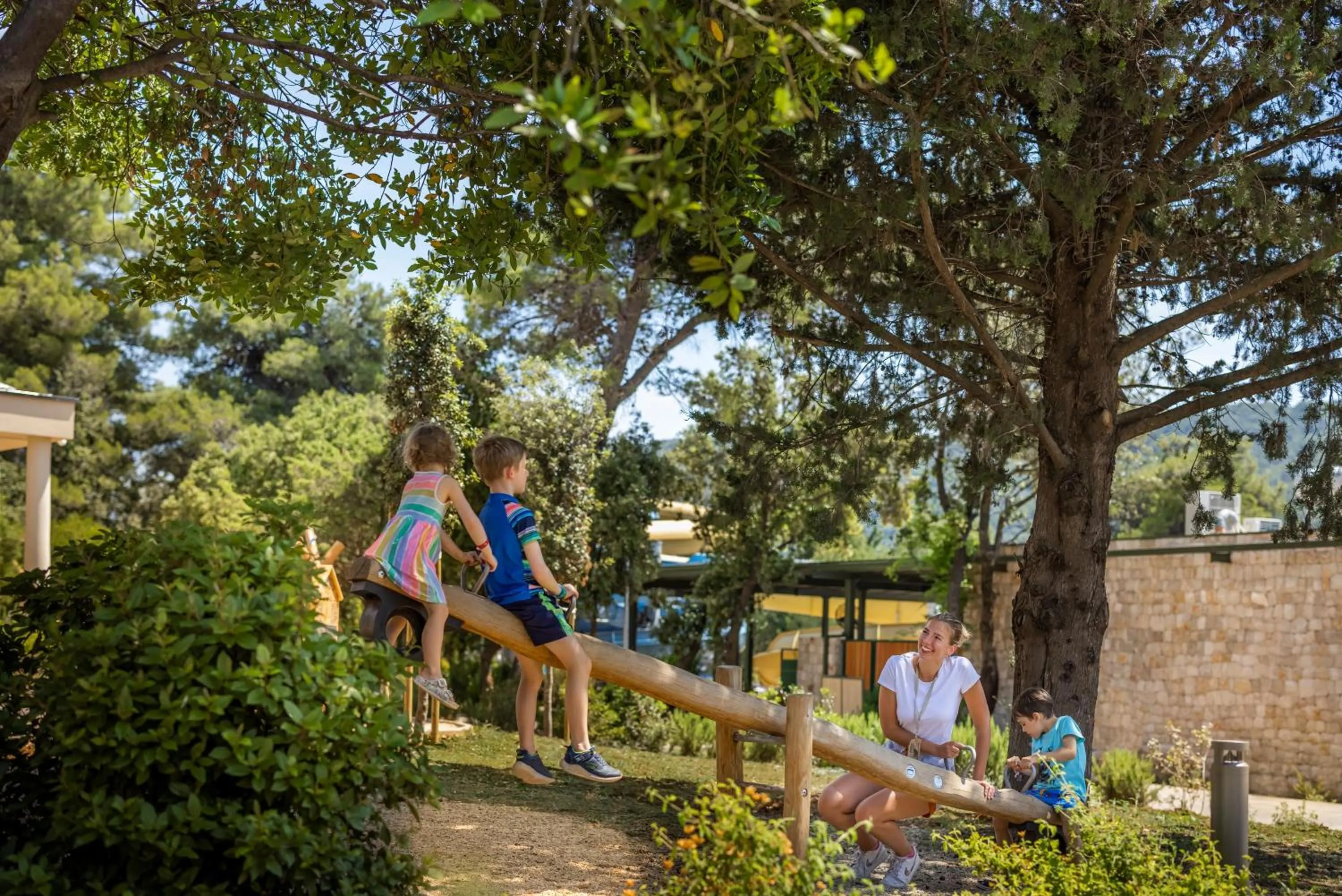 Children play ground in Valamar Amicor Resort