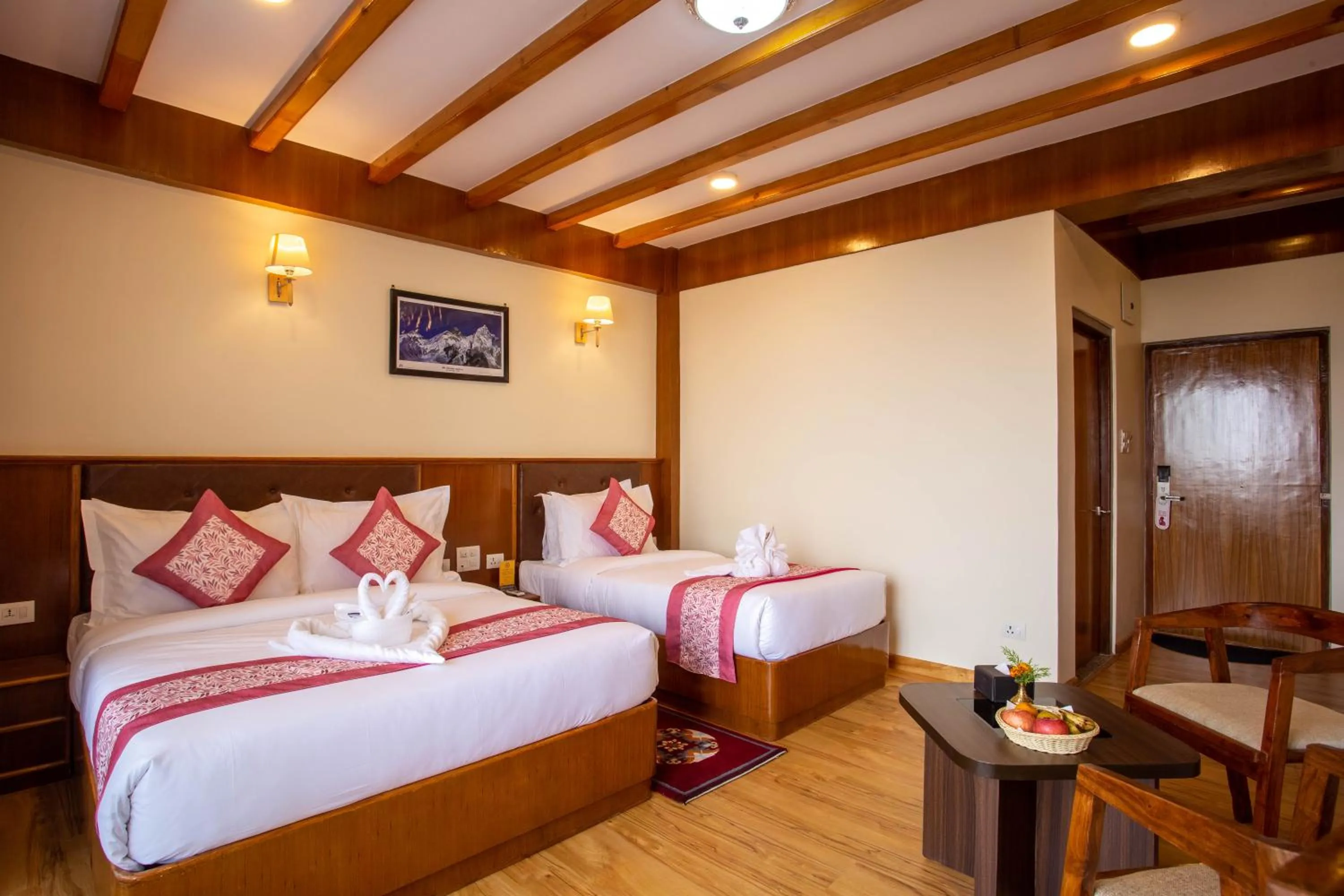 Bedroom, Bed in Hotel Ghyampe Dada