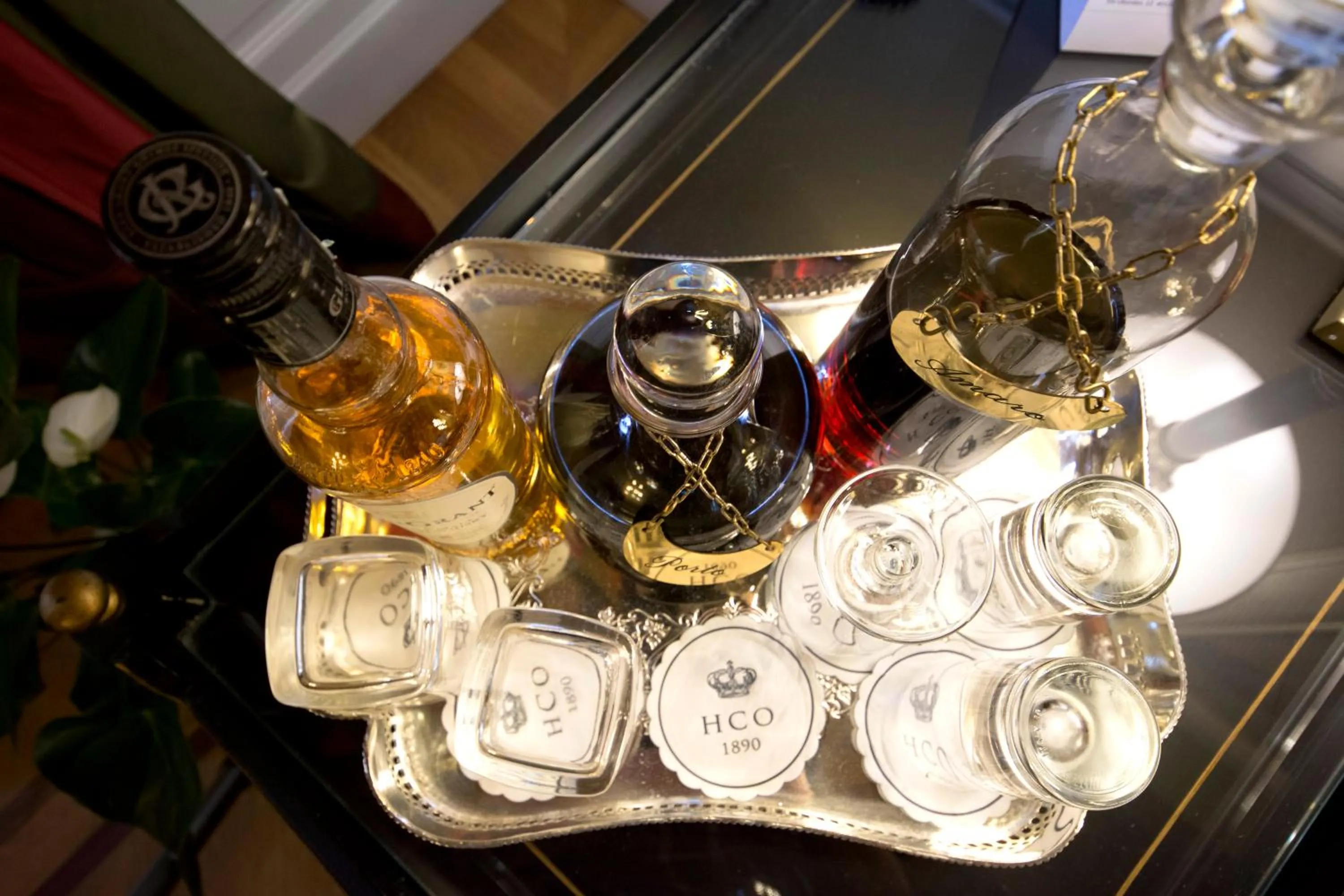 Alcoholic drinks in Hotel Corona d'Oro 1890