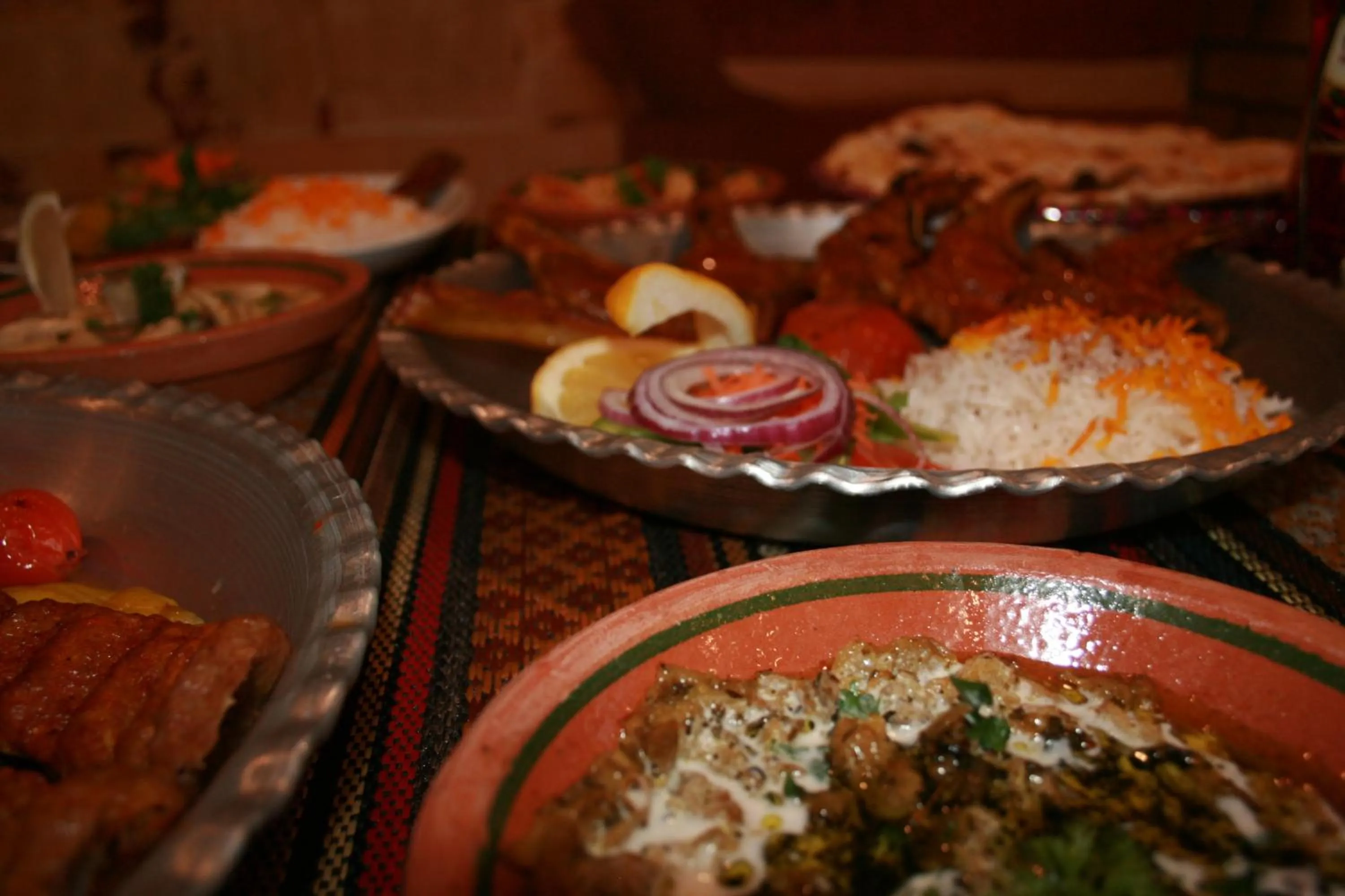 Food in Cyrus Hotel