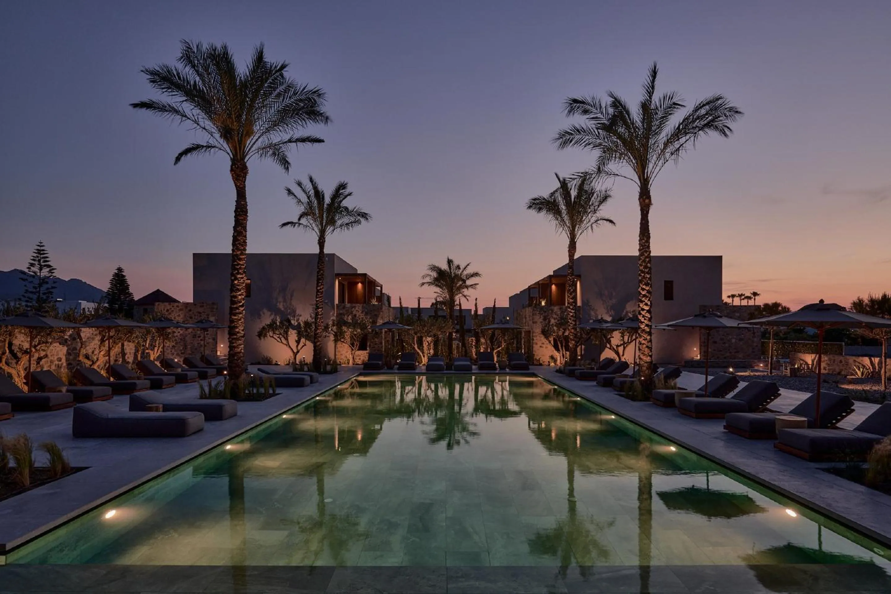 Swimming pool in Theros All Suite Hotel - Adults Only