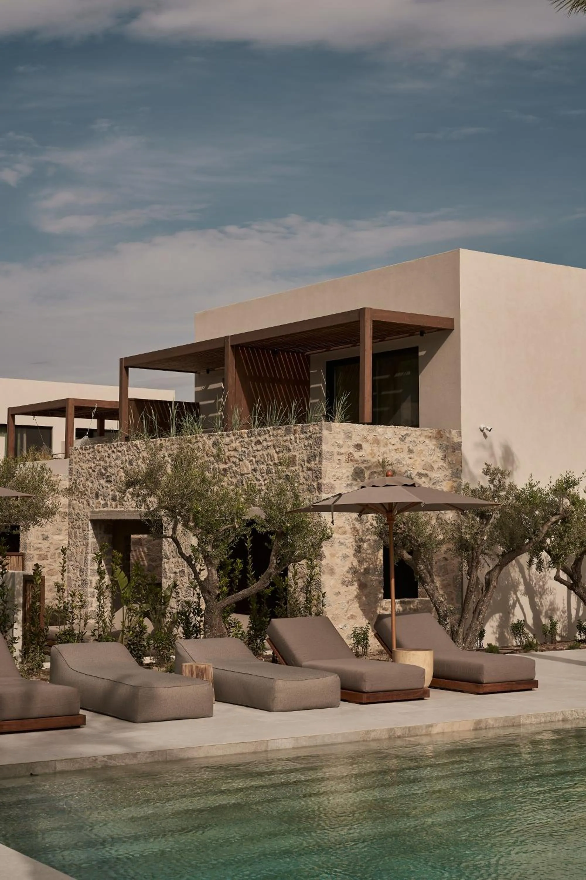 Swimming pool in Theros All Suite Hotel - Adults Only