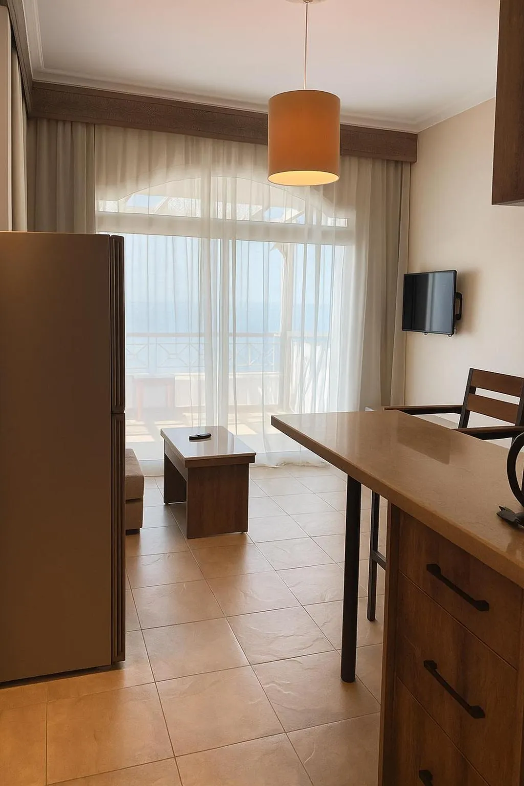 Living room in Swiss Wellness Dive Resort