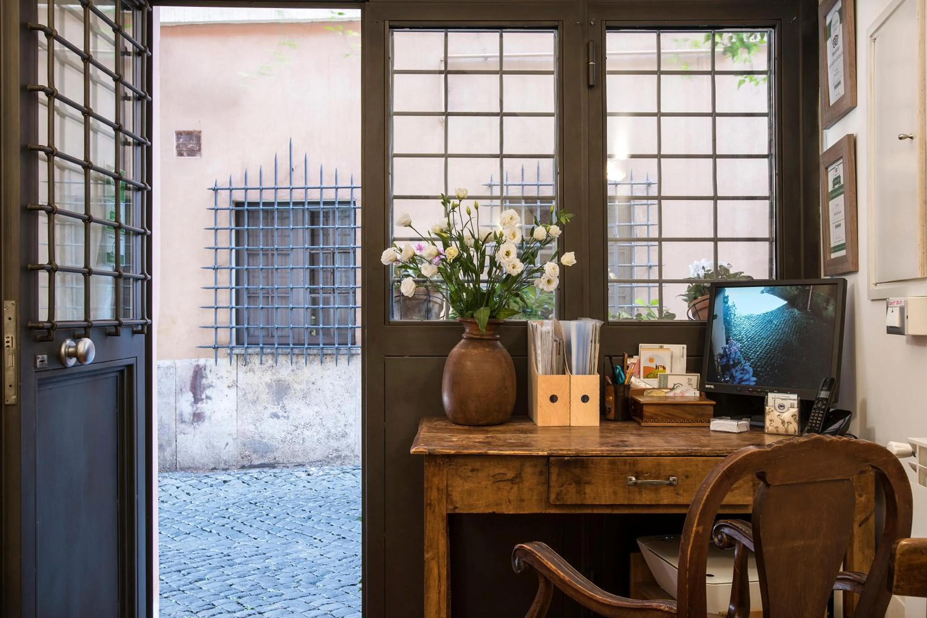 Lobby or reception in B&B Arco Del Lauro