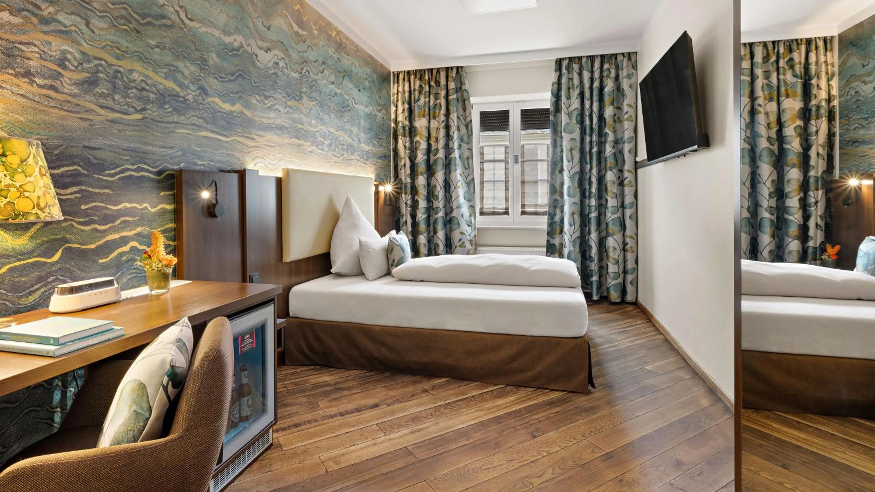 Bed in Hotel Deutsche Eiche