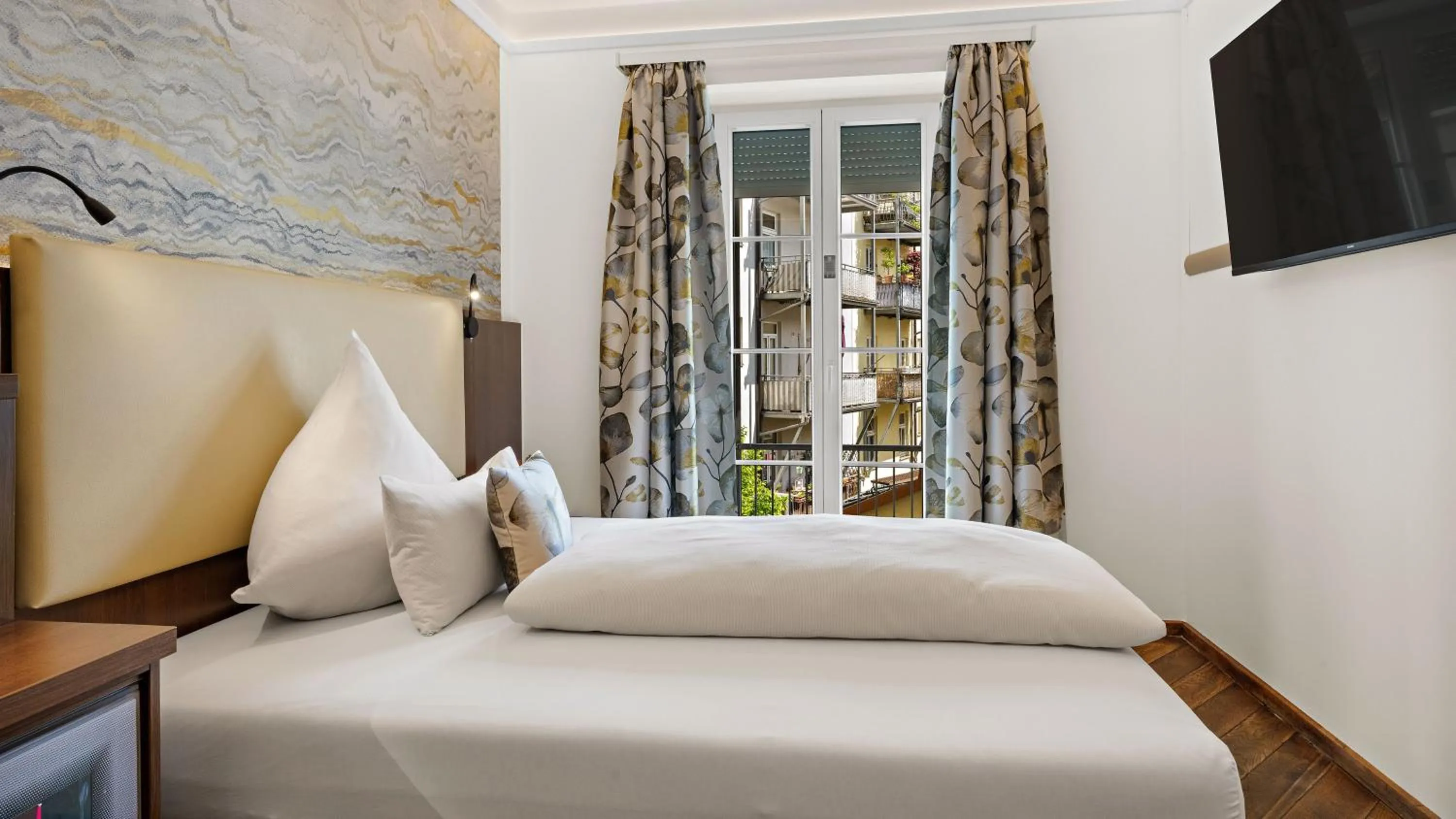 Bed in Hotel Deutsche Eiche