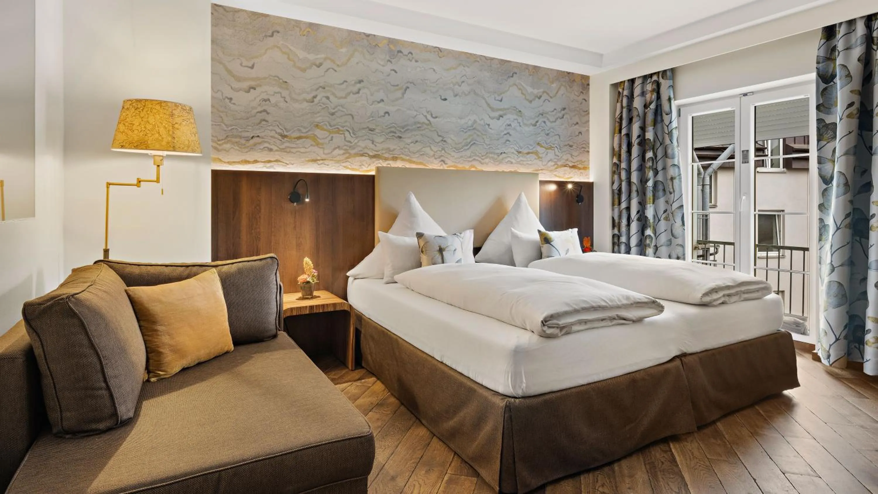 Bed in Hotel Deutsche Eiche