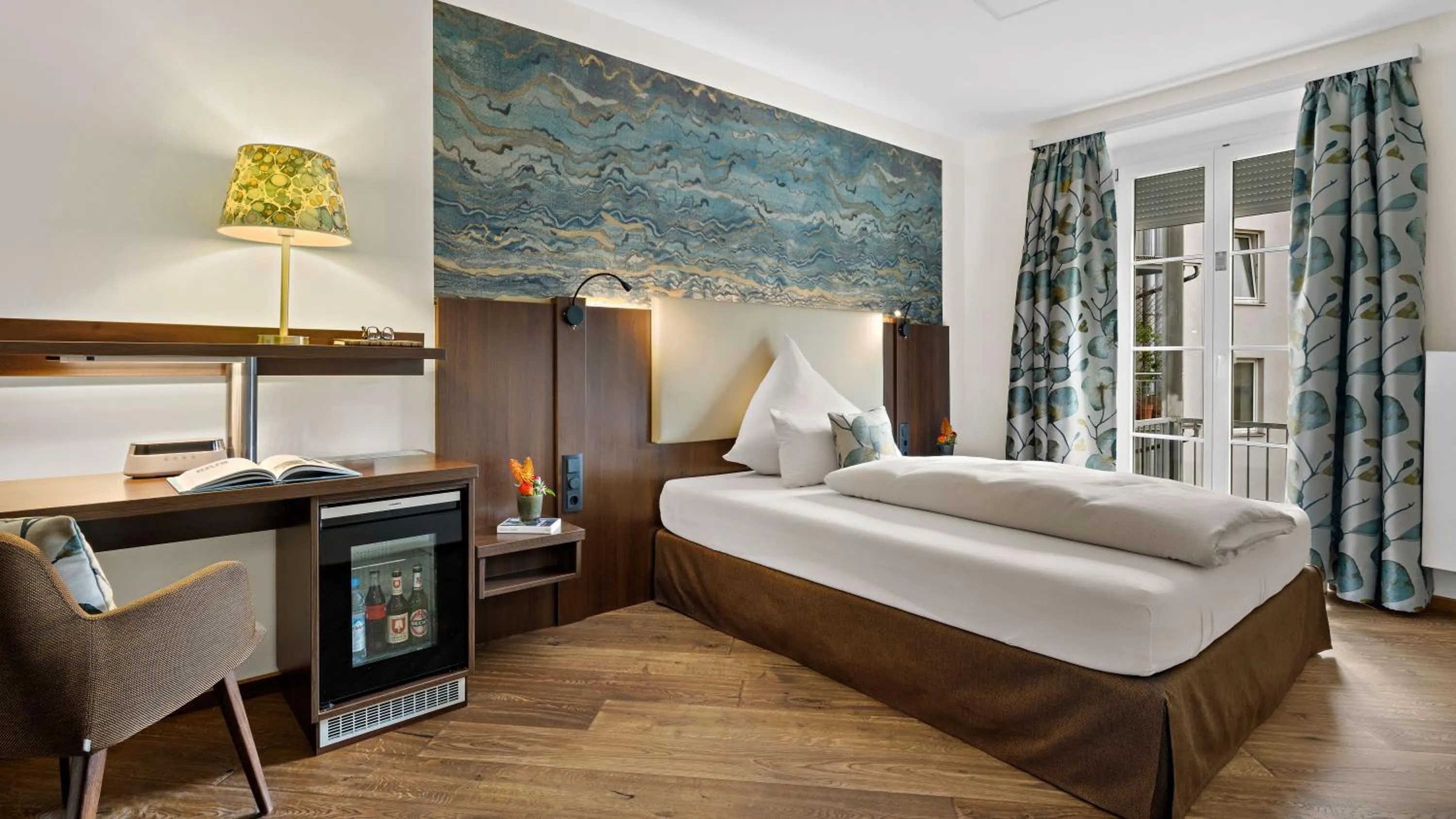 Bed in Hotel Deutsche Eiche