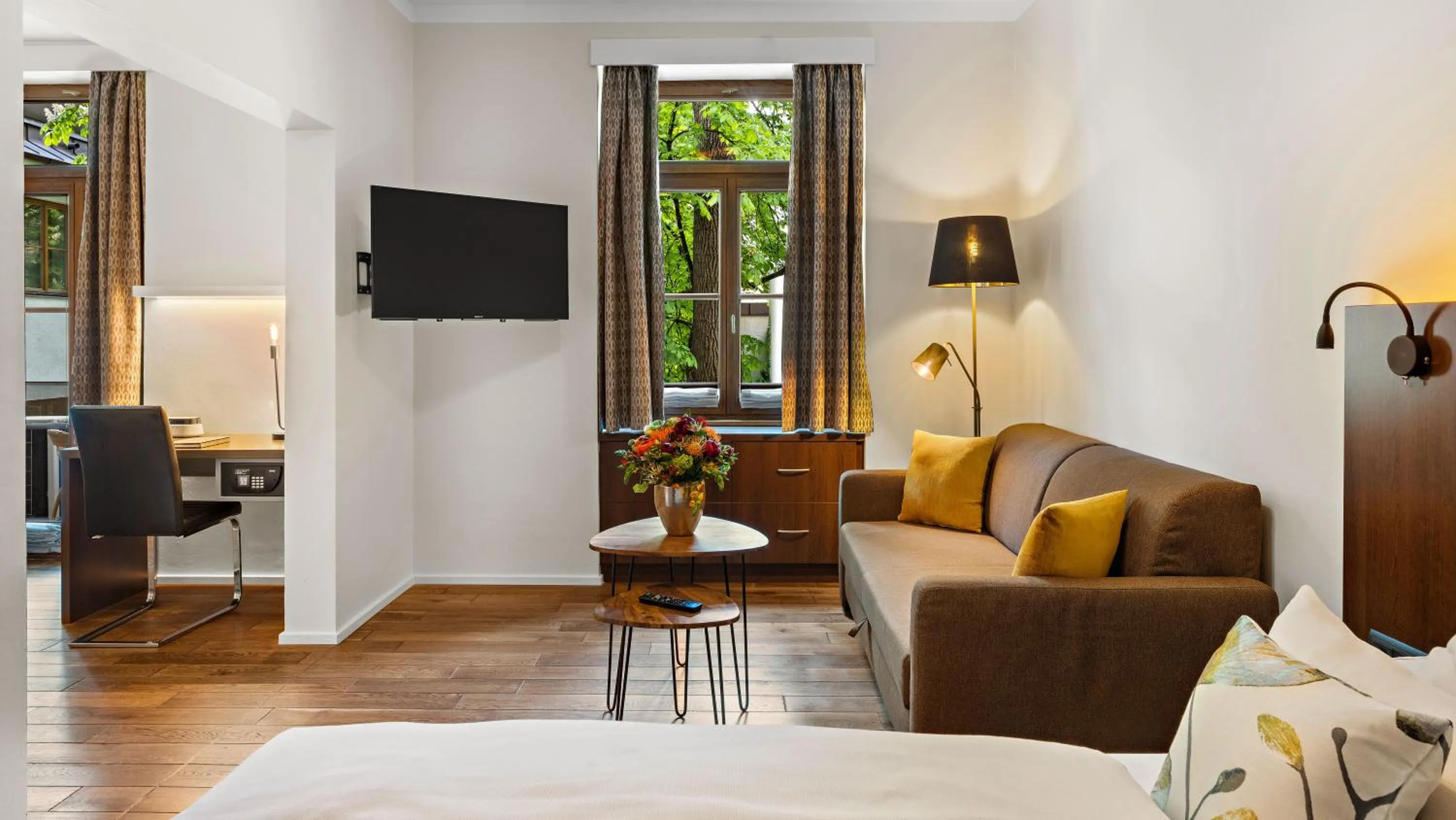 Bed in Hotel Deutsche Eiche