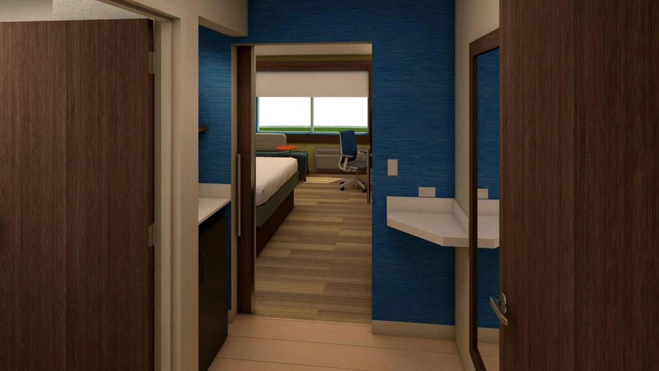 Photo of the whole room, Bed in Holiday Inn Express & Suites - Jacksonville-Camp LeJeune Area by IHG