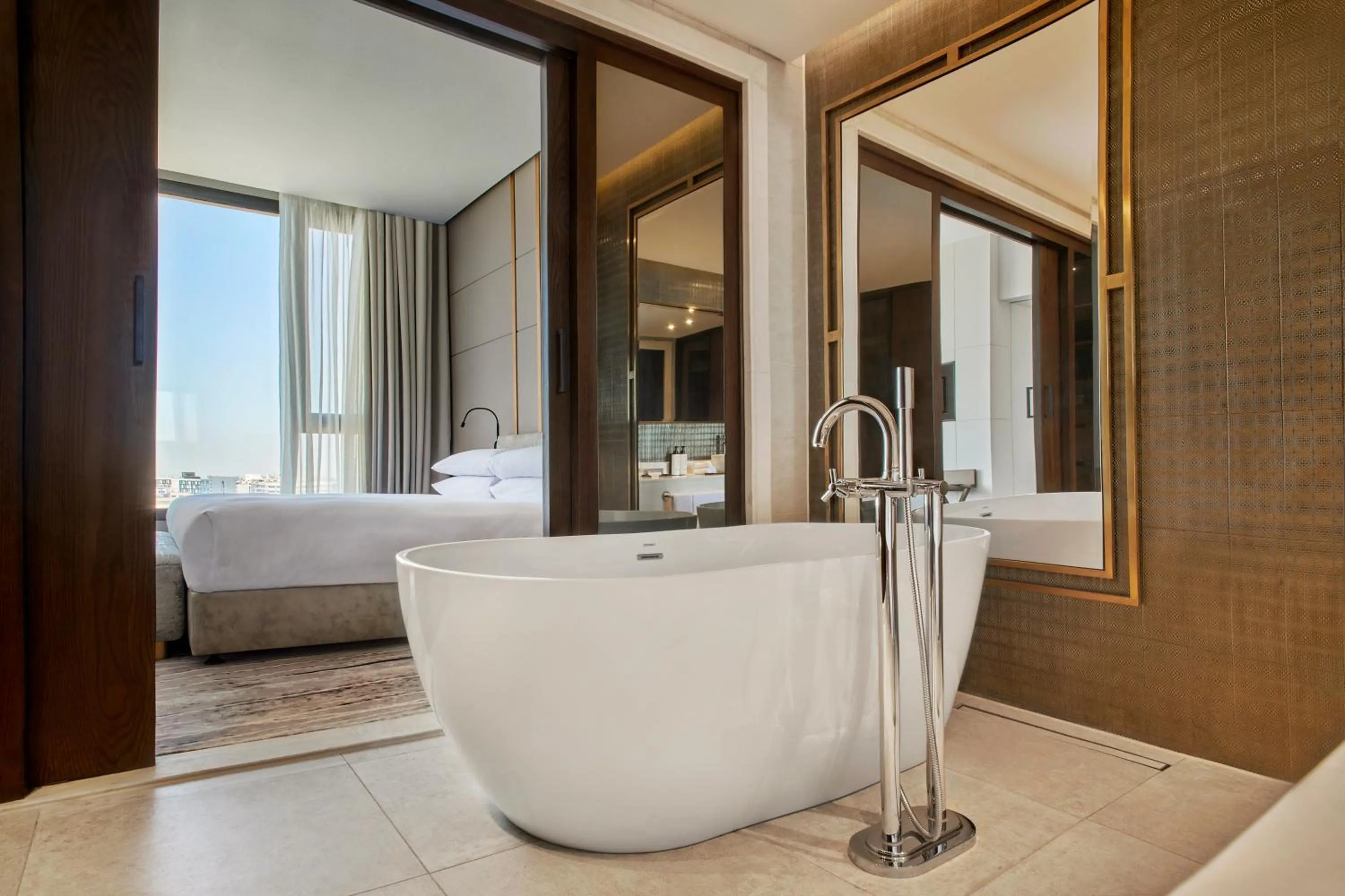 Bath, Bed in Crowne Plaza - West Cairo Arkan by IHG
