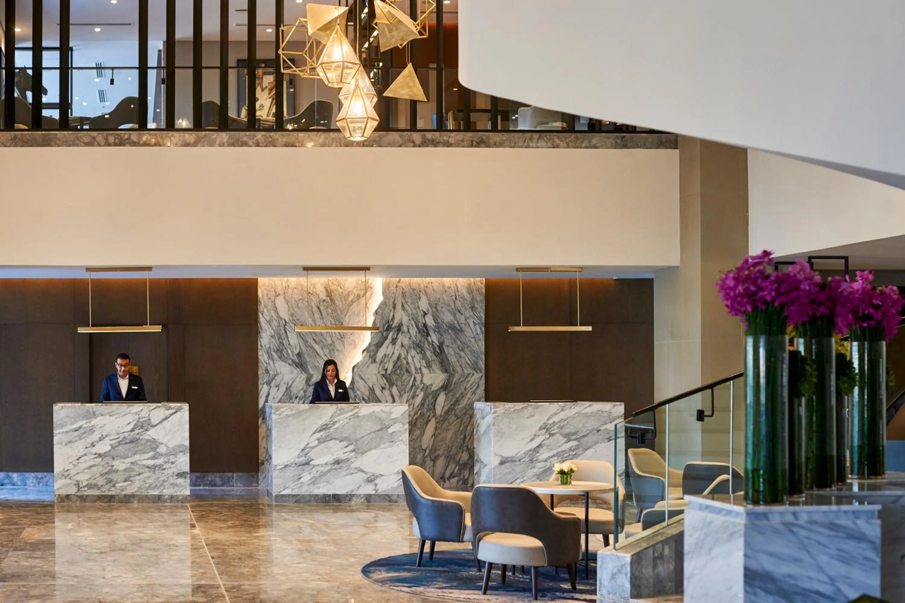 Lobby or reception in Crowne Plaza - West Cairo Arkan by IHG