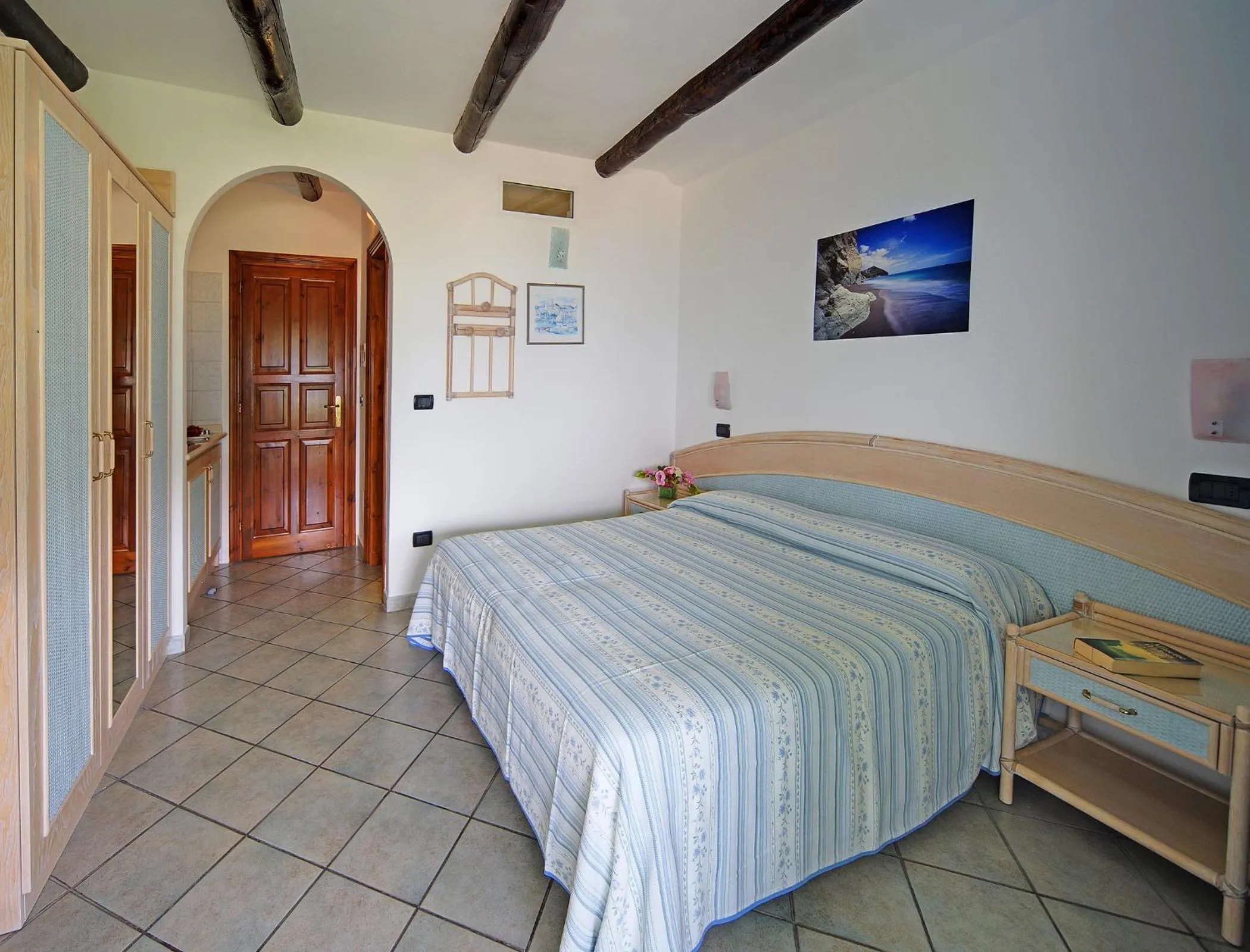 Decorative detail, Bed in Hotel Casa del Sole