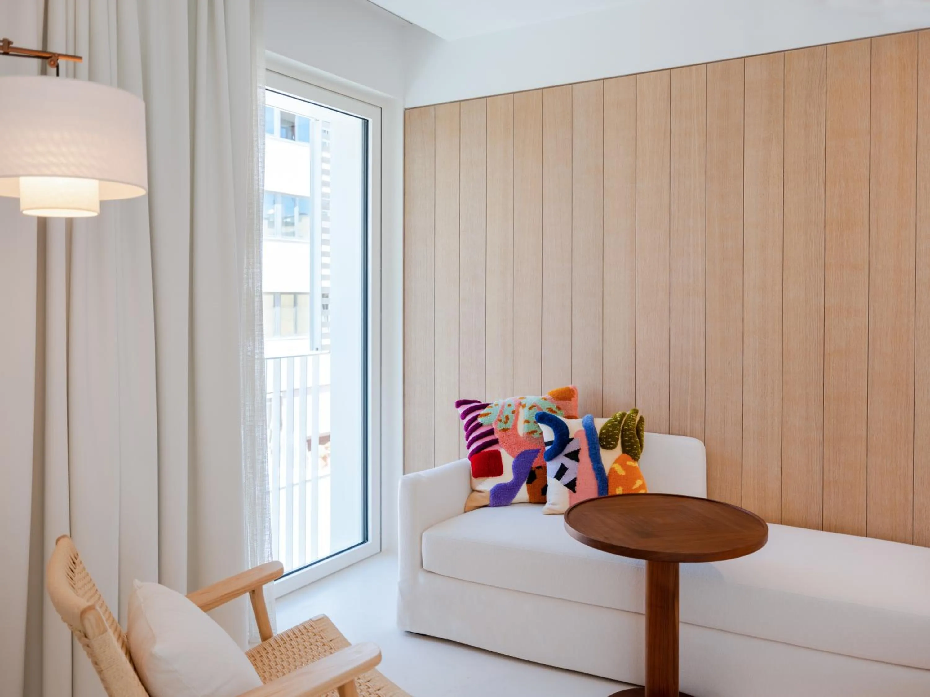 Seating area, Bed in The Standard, Ibiza