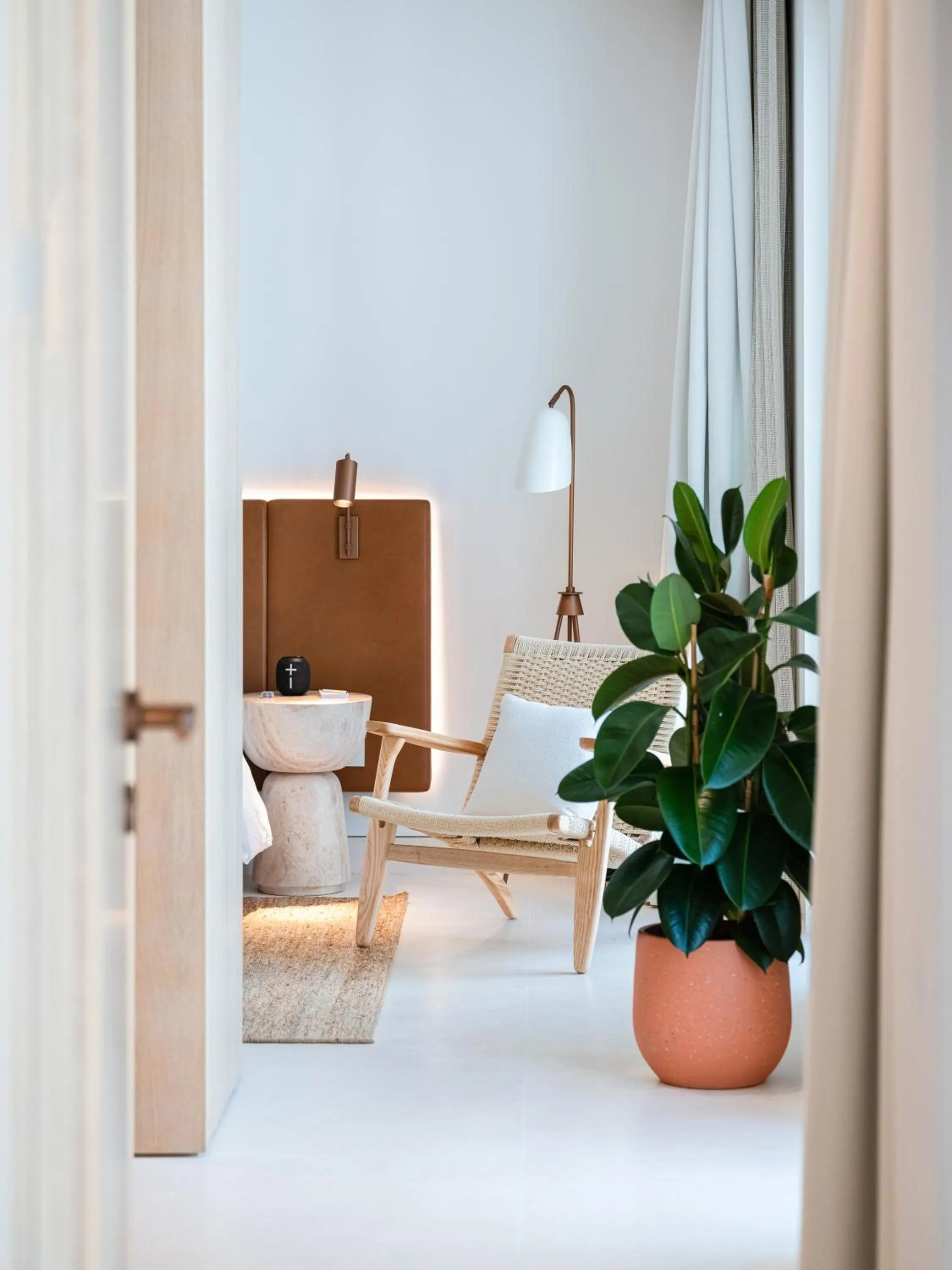 Bedroom in The Standard, Ibiza