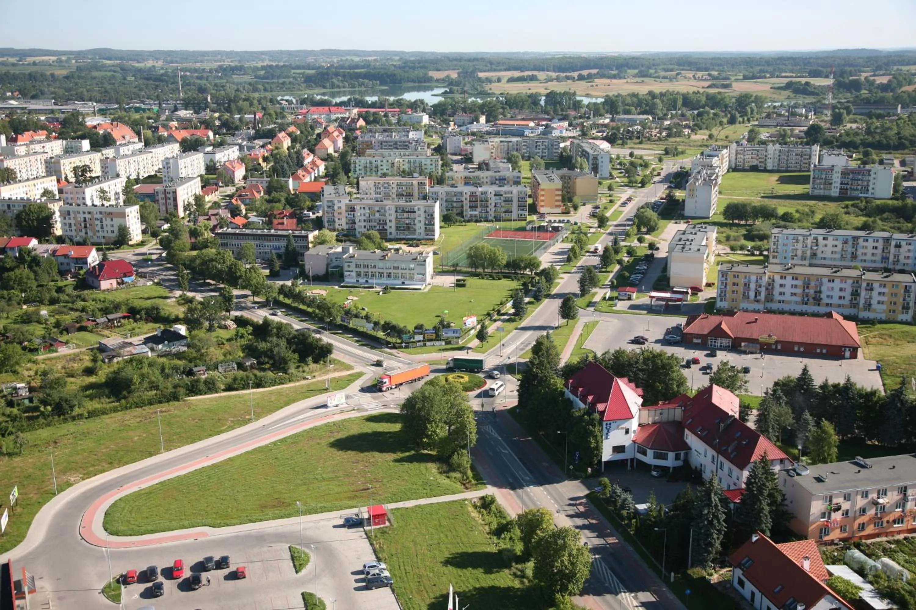 Bird's eye view in Hotel Irena
