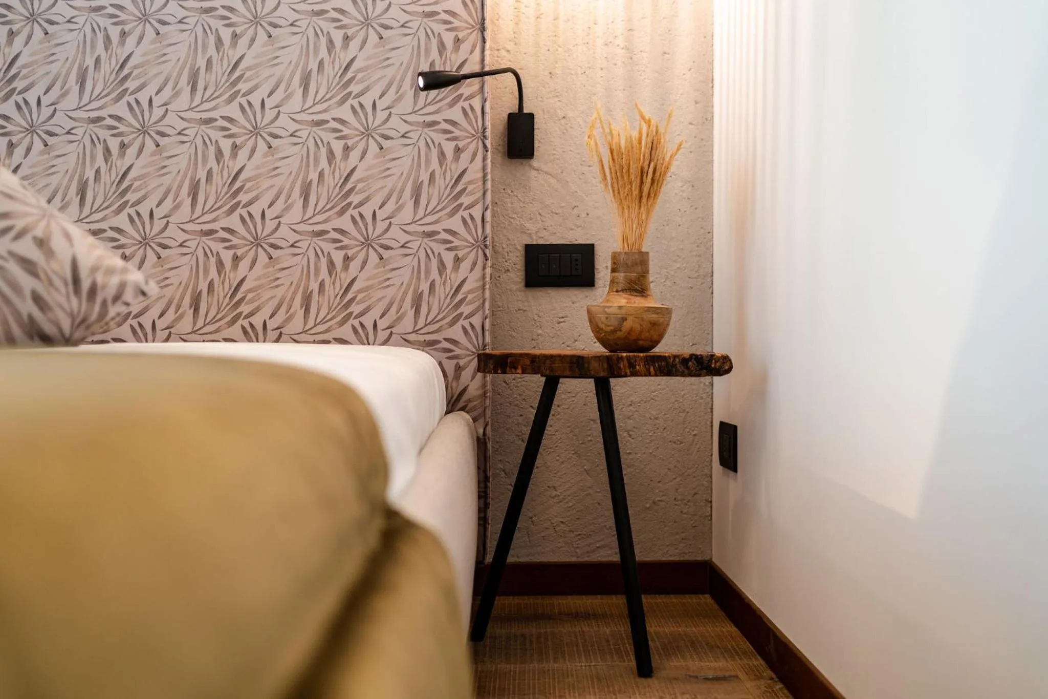 Bed in Sibenbras Natural Aparthotel