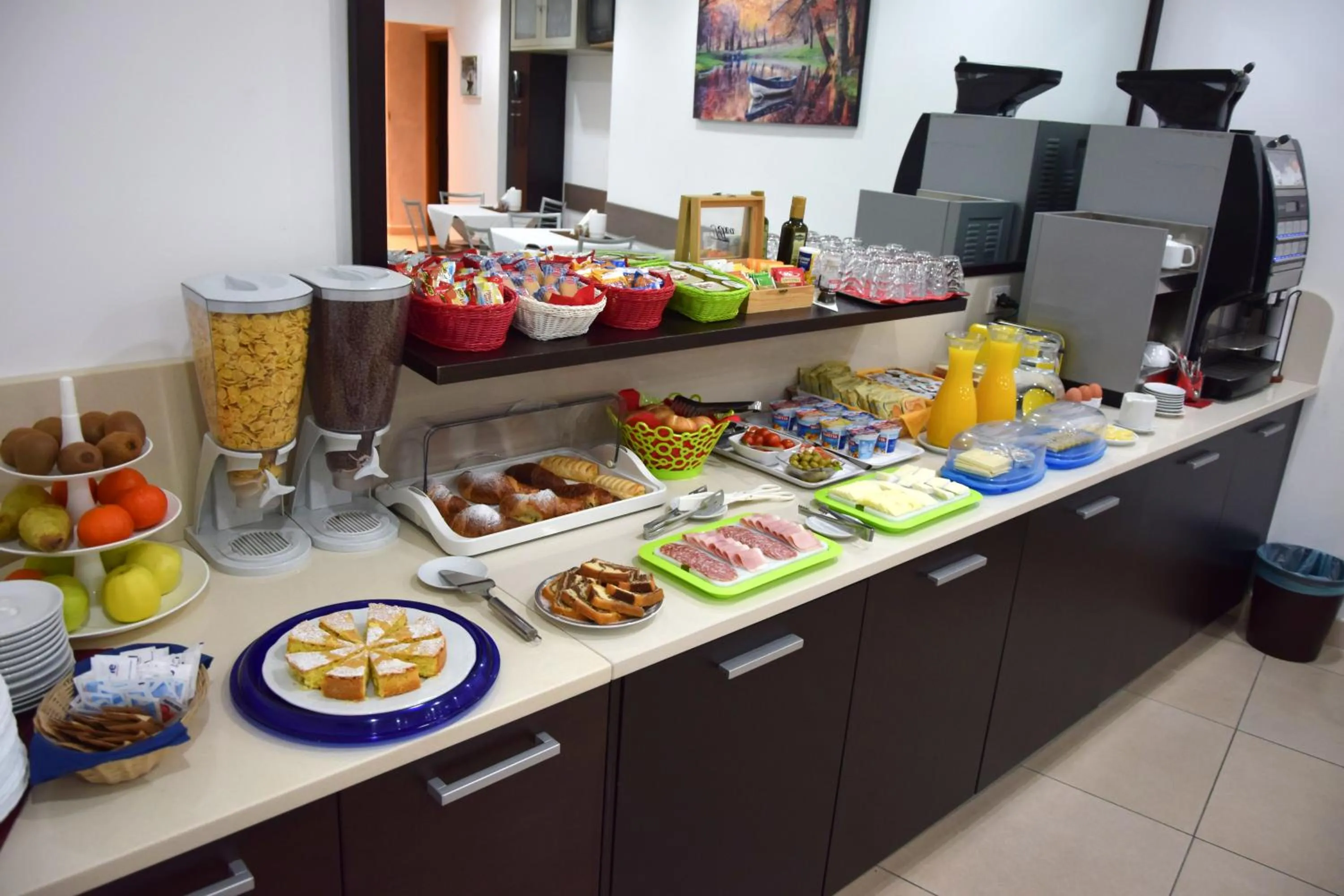 Buffet breakfast in Hotel Losanna