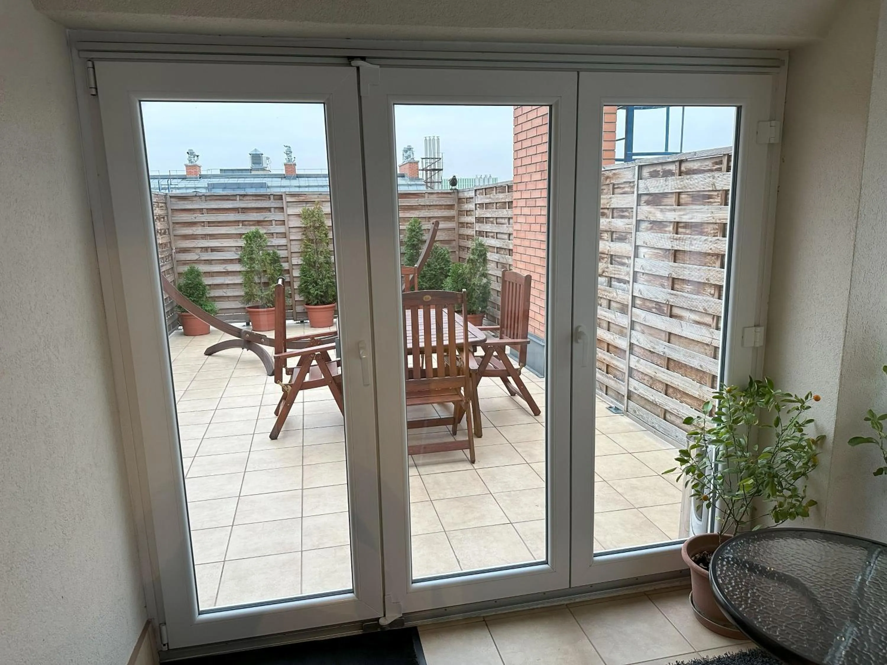 Patio in Arpad Bridge Apartments