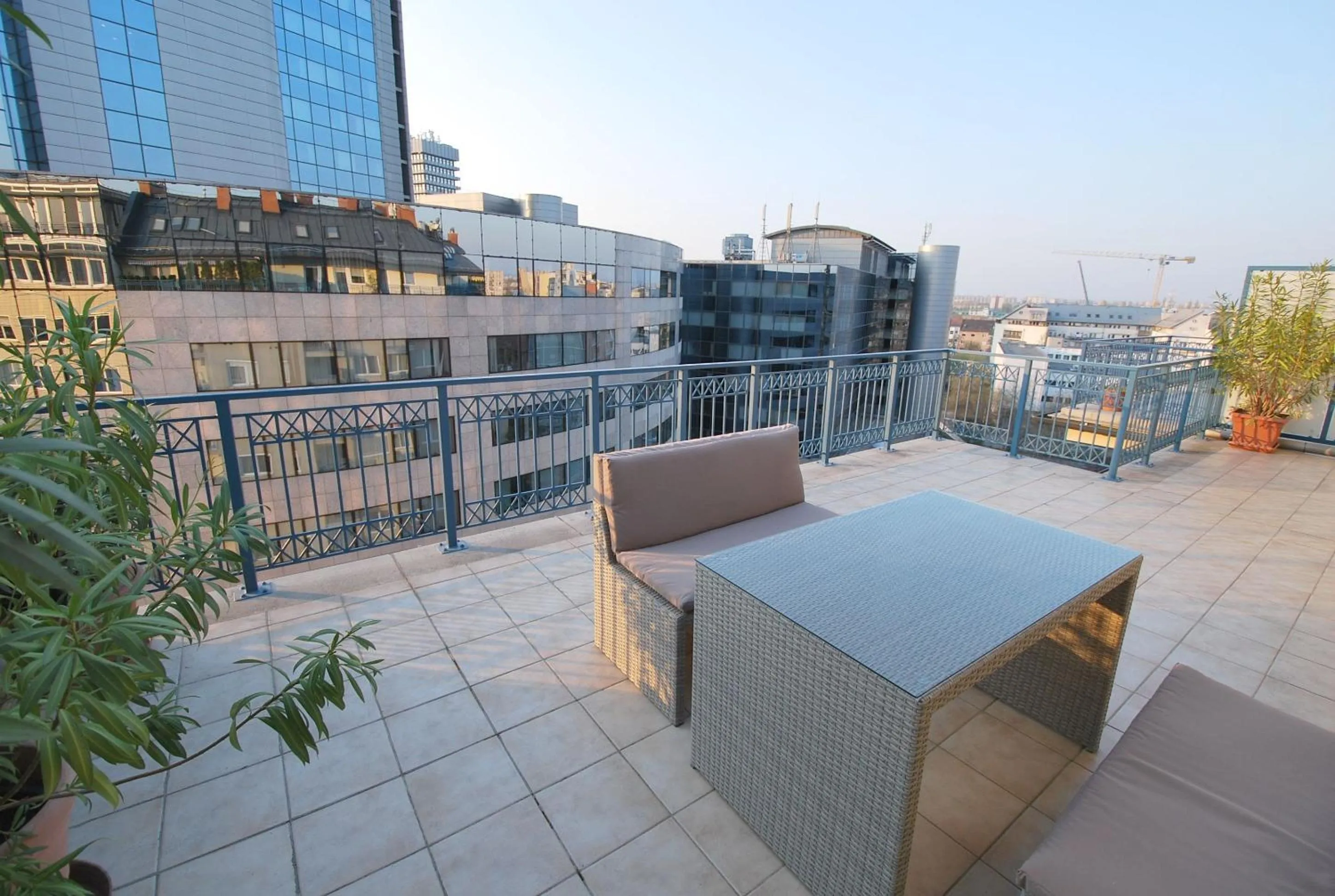 Patio in Arpad Bridge Apartments
