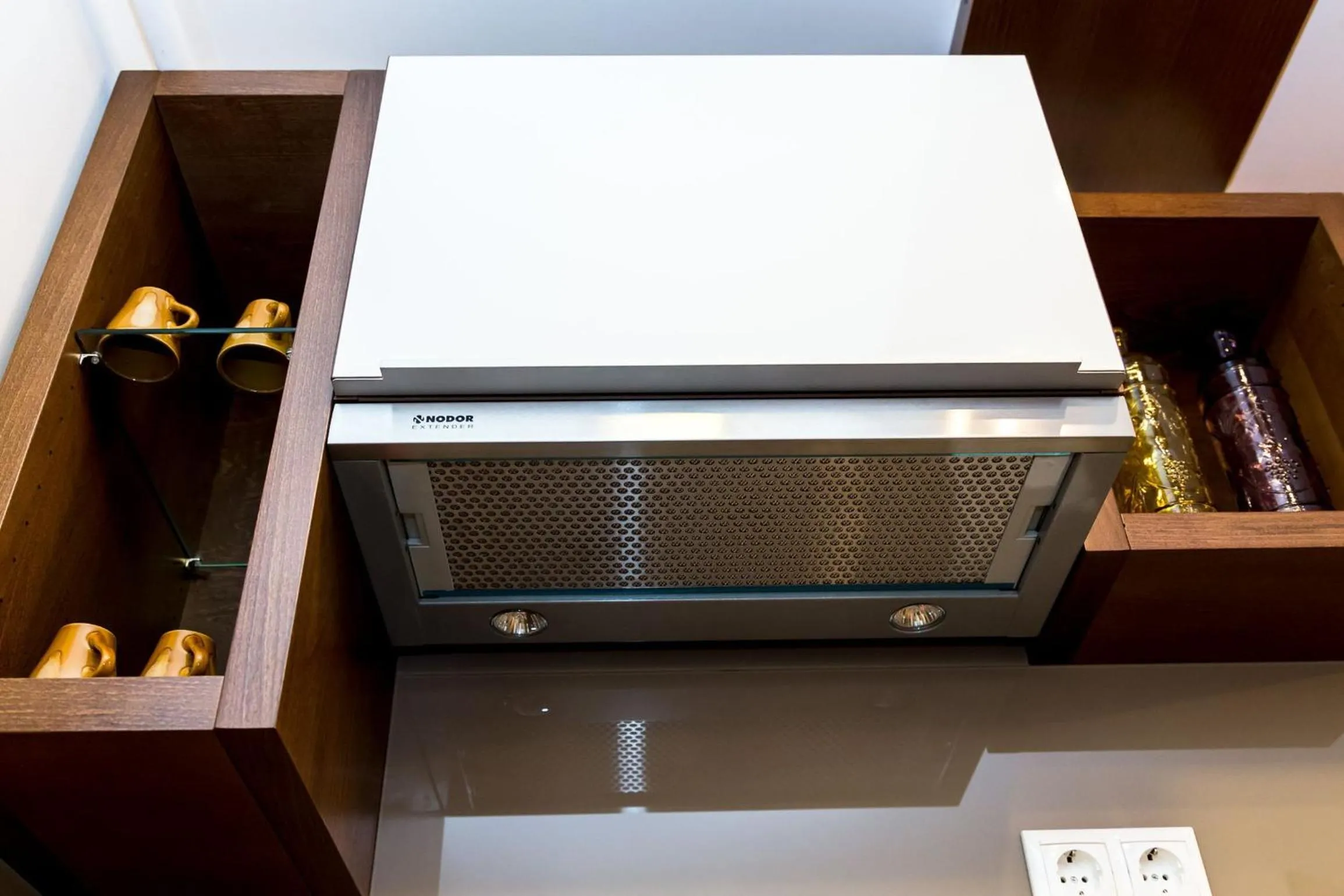 Kitchen or kitchenette in Arpad Bridge Apartments