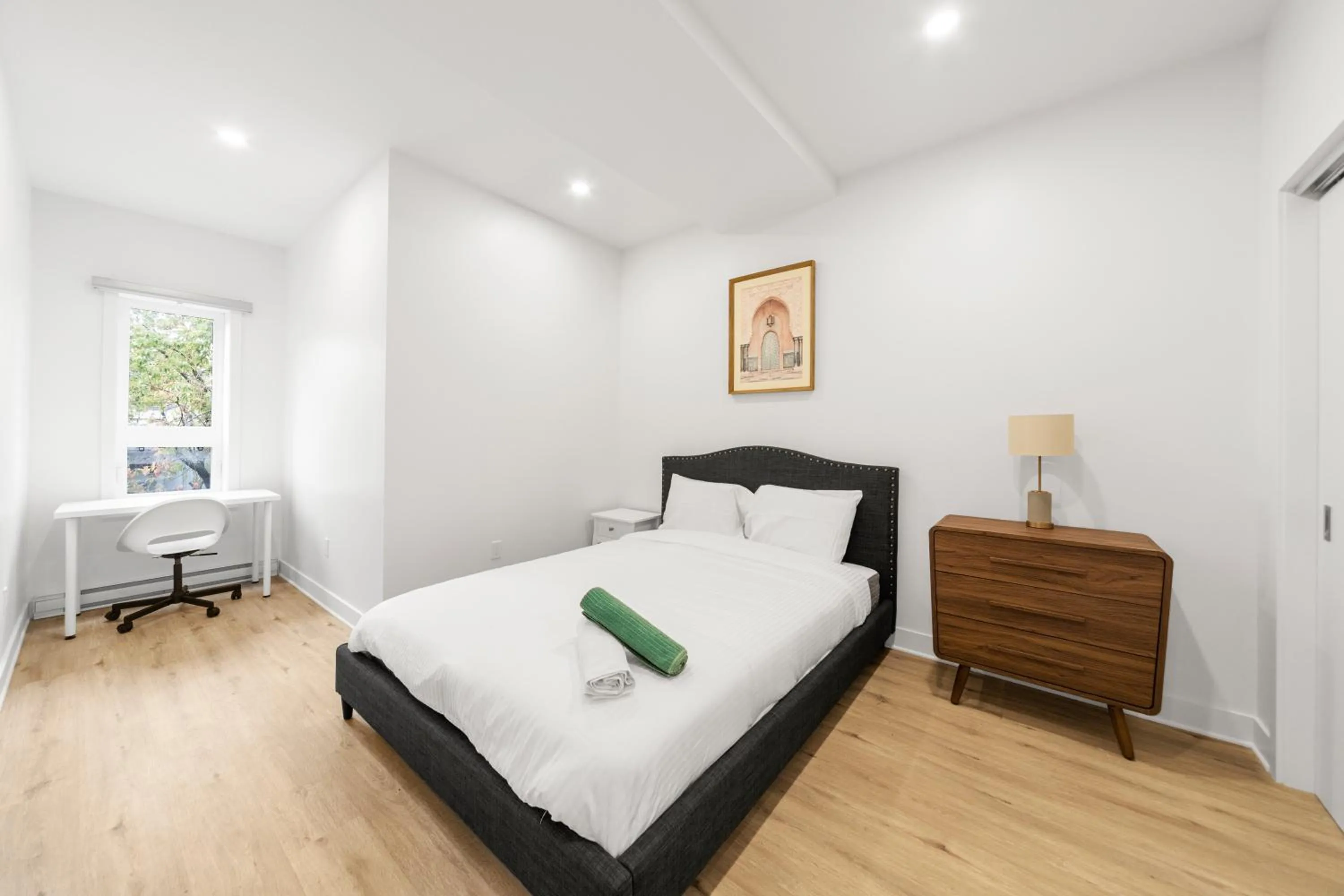 Bed in Stonewall Suites