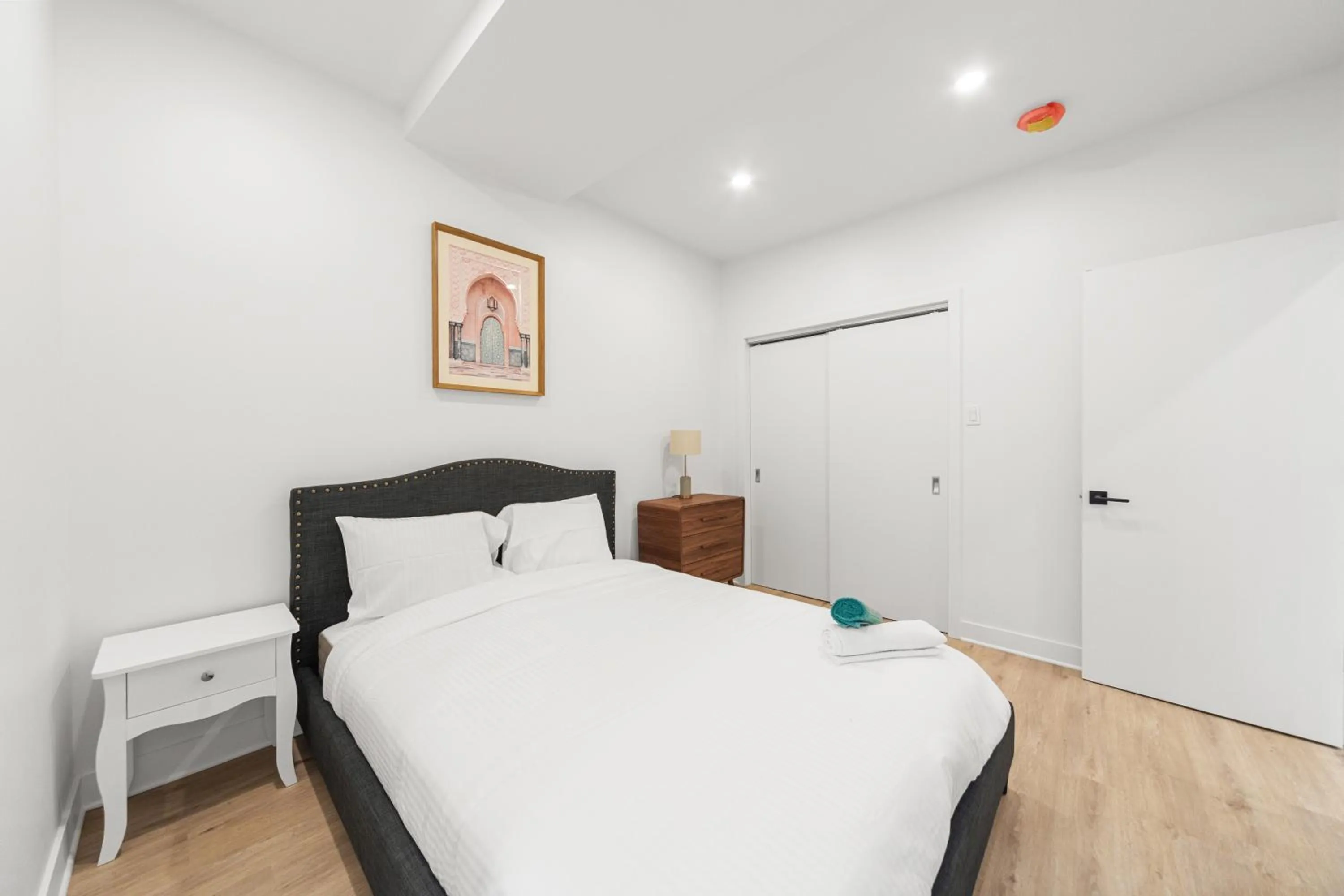 Bed in Stonewall Suites