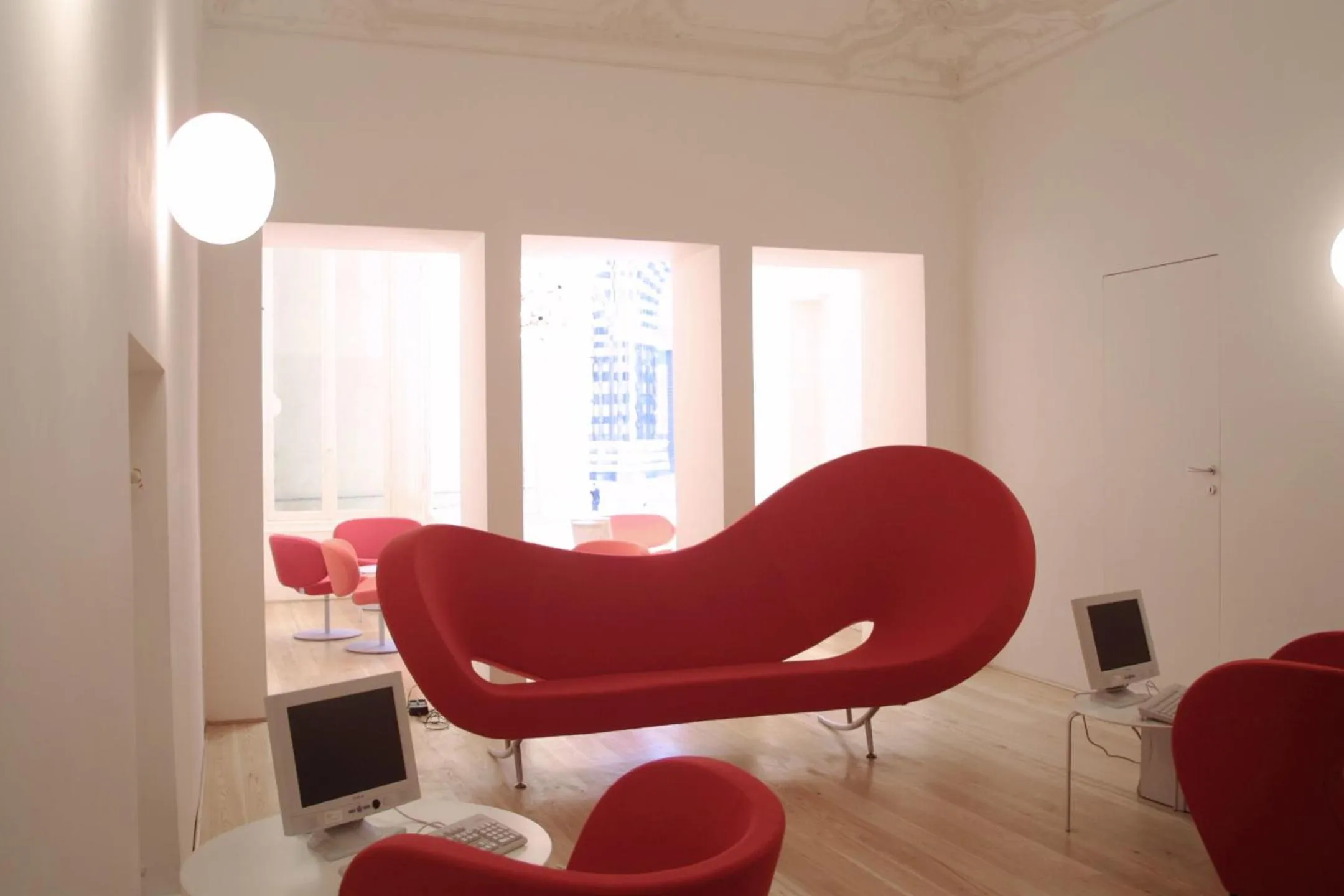 Seating area in Palazzo Cicala