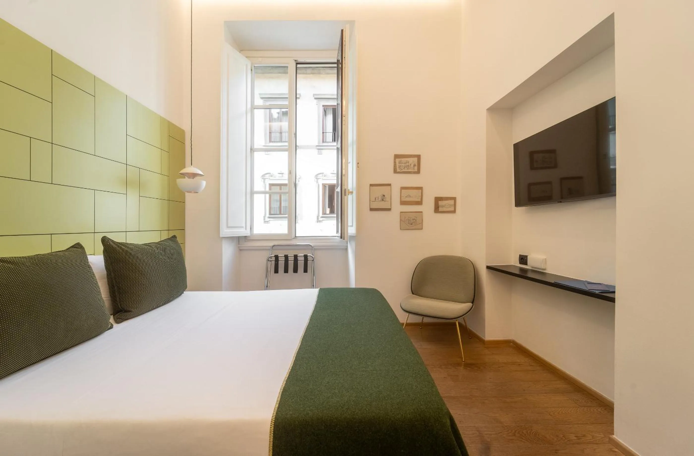 Bedroom, Bed in Hotel Milu Florence