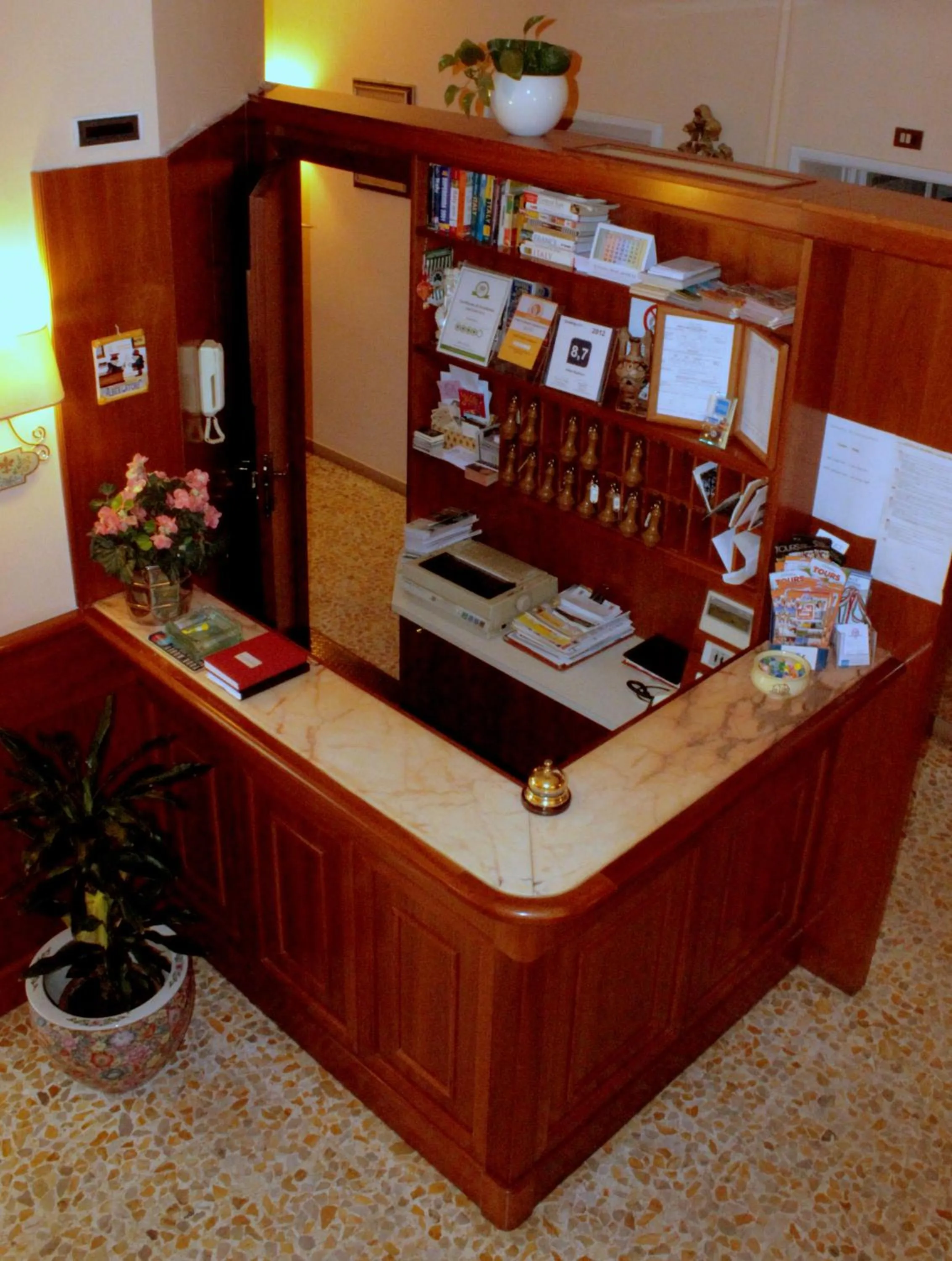 Lobby or reception in Hotel Beatrice