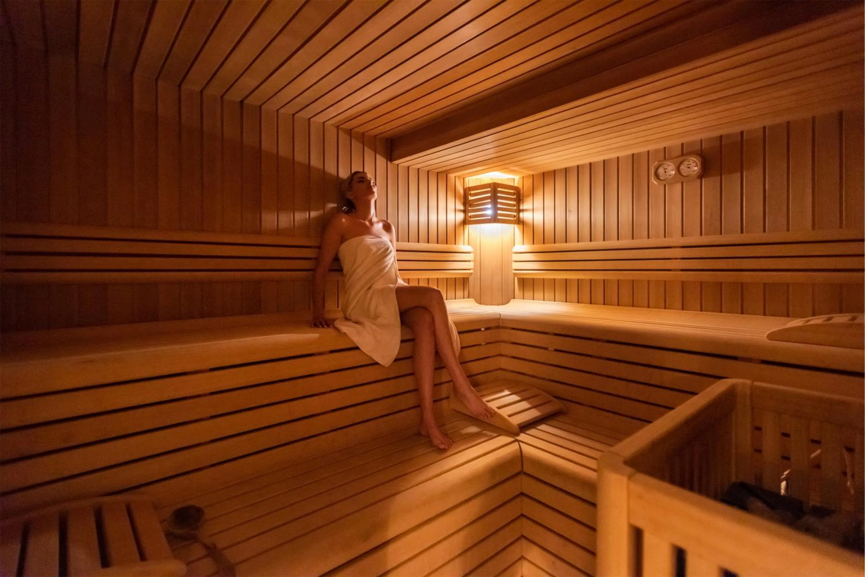 Sauna in Hotel Gabry