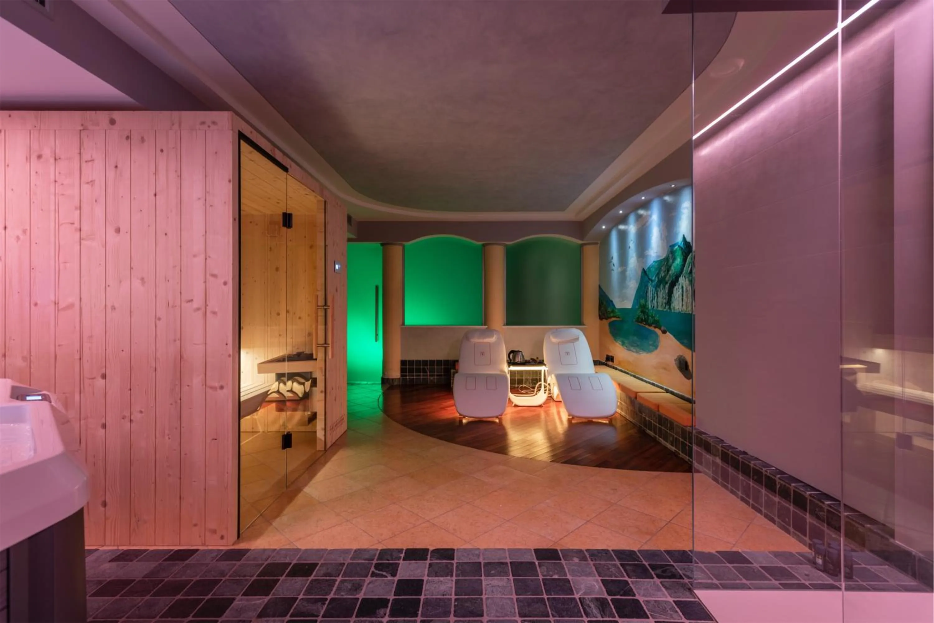 Sauna in Hotel Gabry