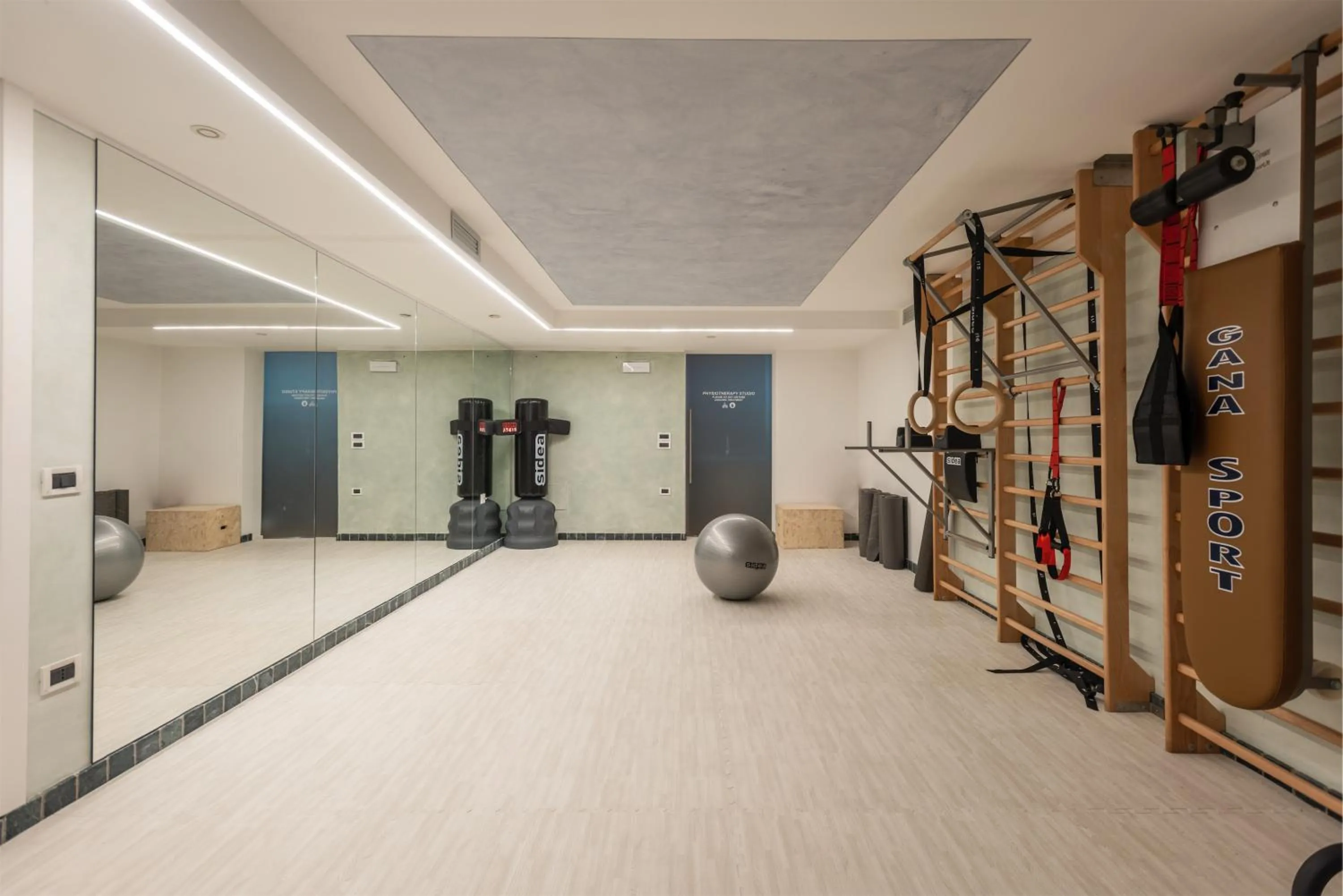 Fitness centre/facilities in Hotel Gabry
