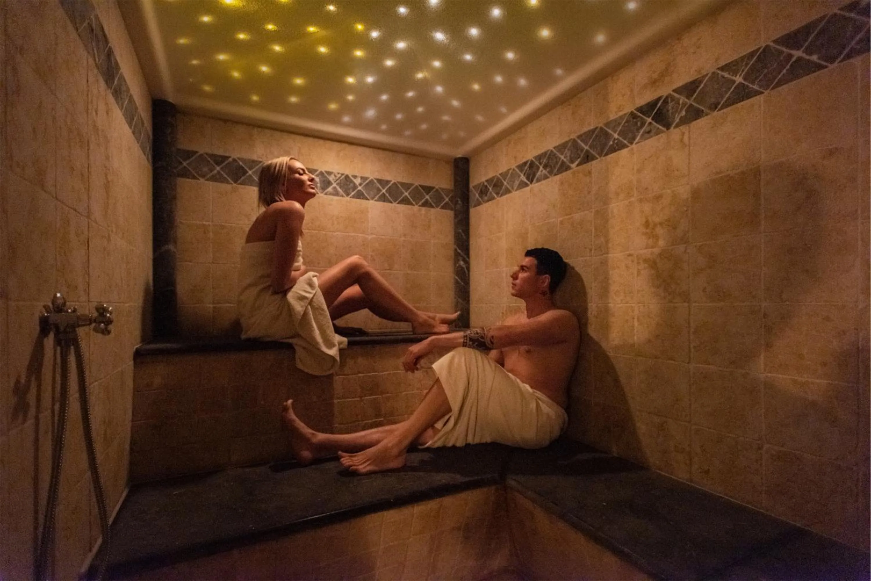 Steam room in Hotel Gabry