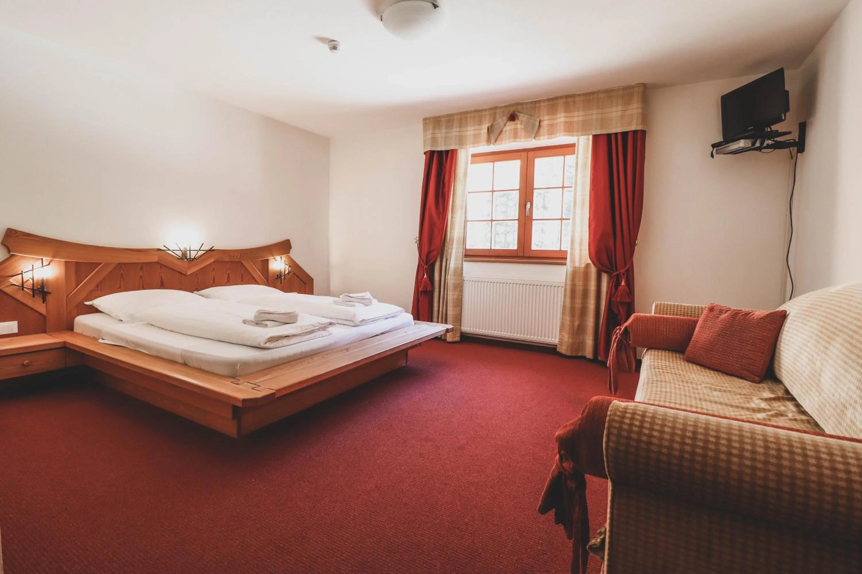 Bed in Skihotel Weiberhimmel