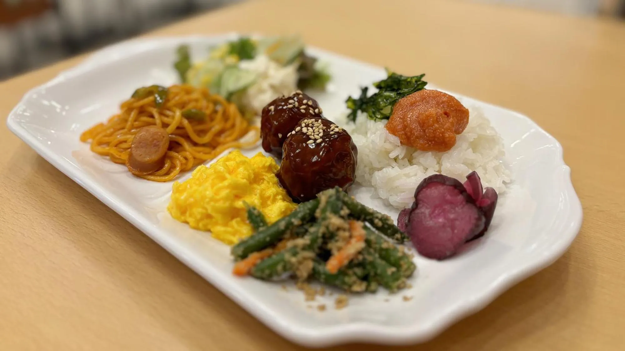 Breakfast in Toyoko Inn Kitakyushu Airport