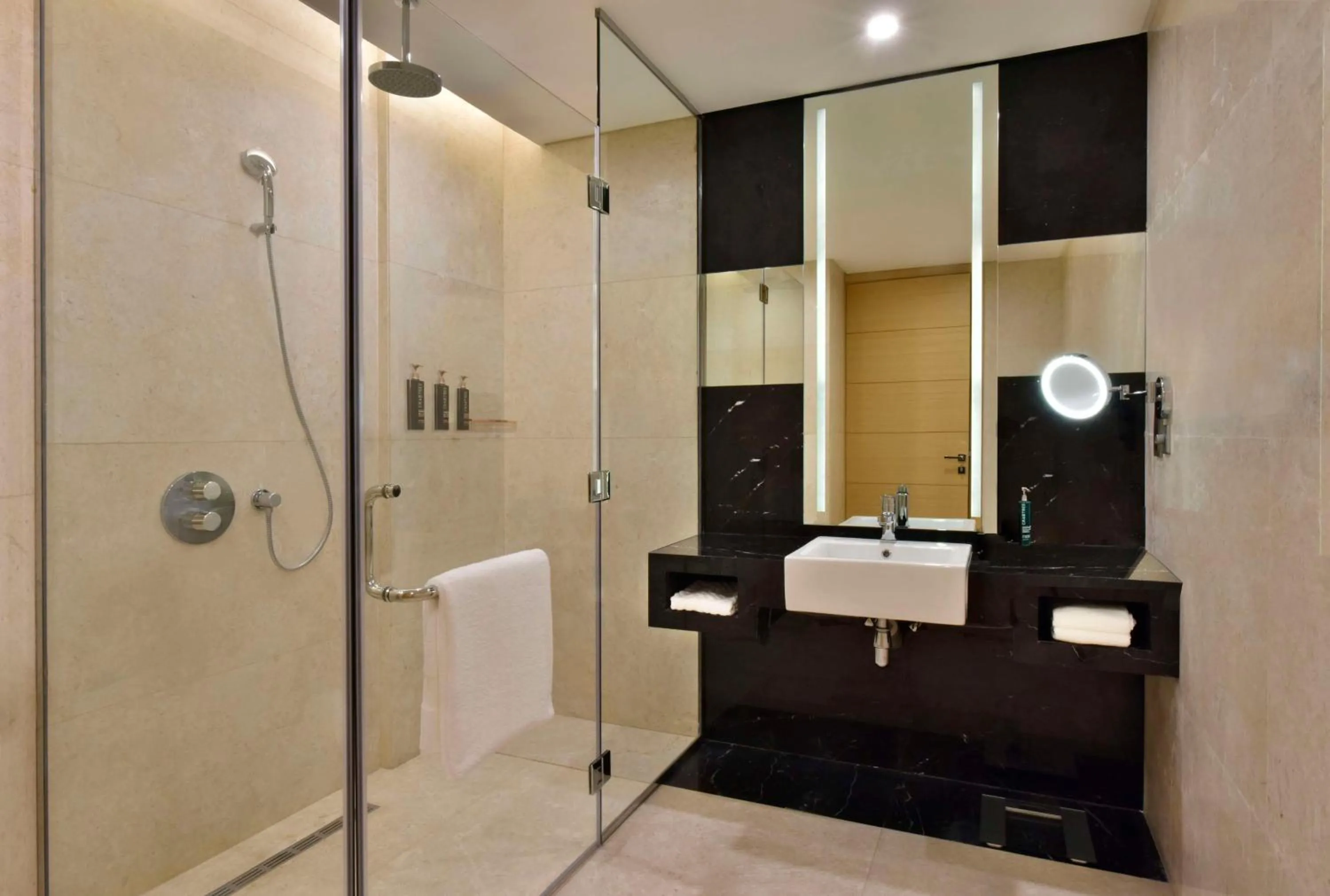Shower in Hilton Bahrain