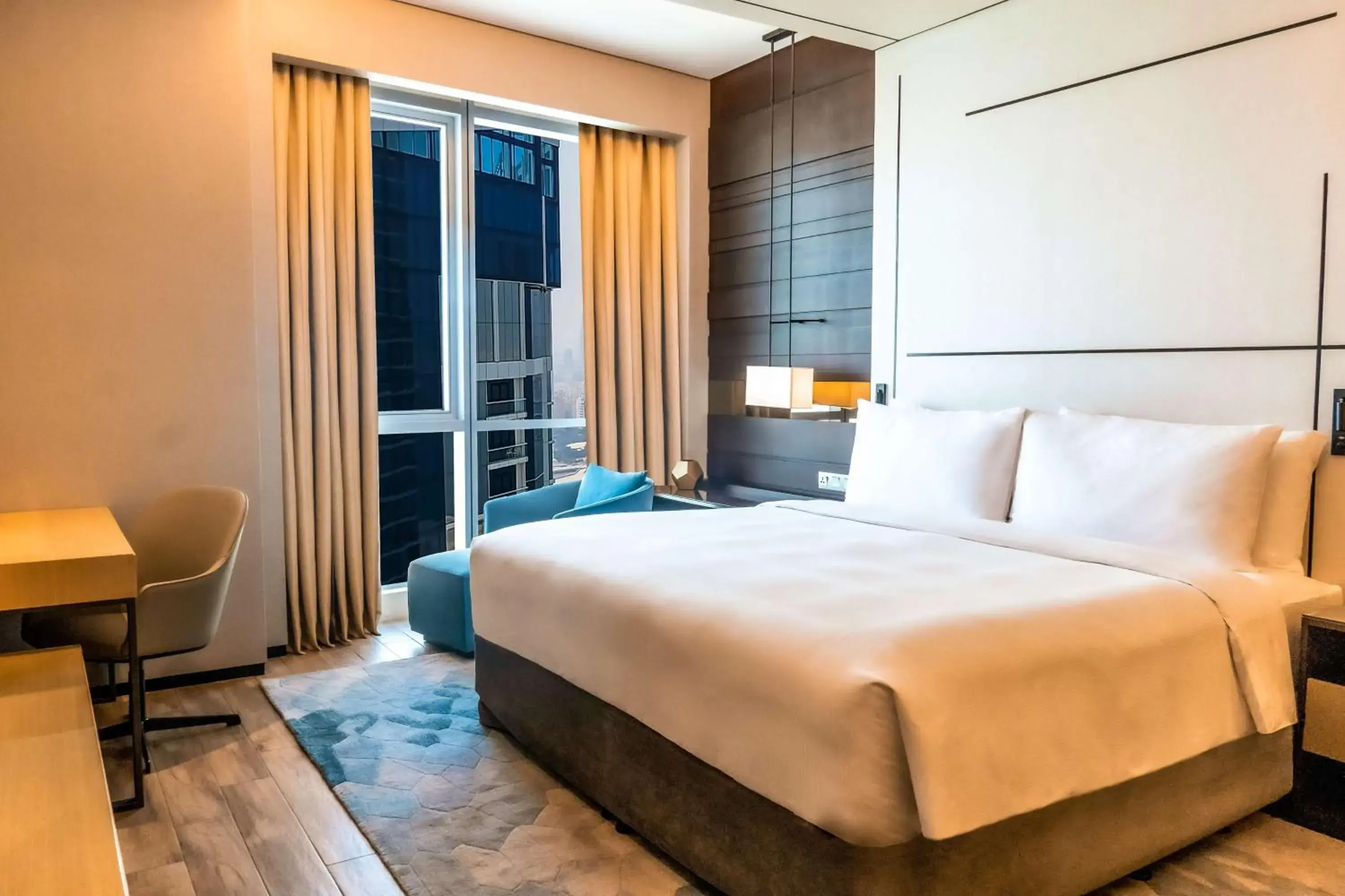 One-Bedroom Apartment with King Bed in Hilton Bahrain One-Bedroom Apartment with King Bed in Hilton Bahrain