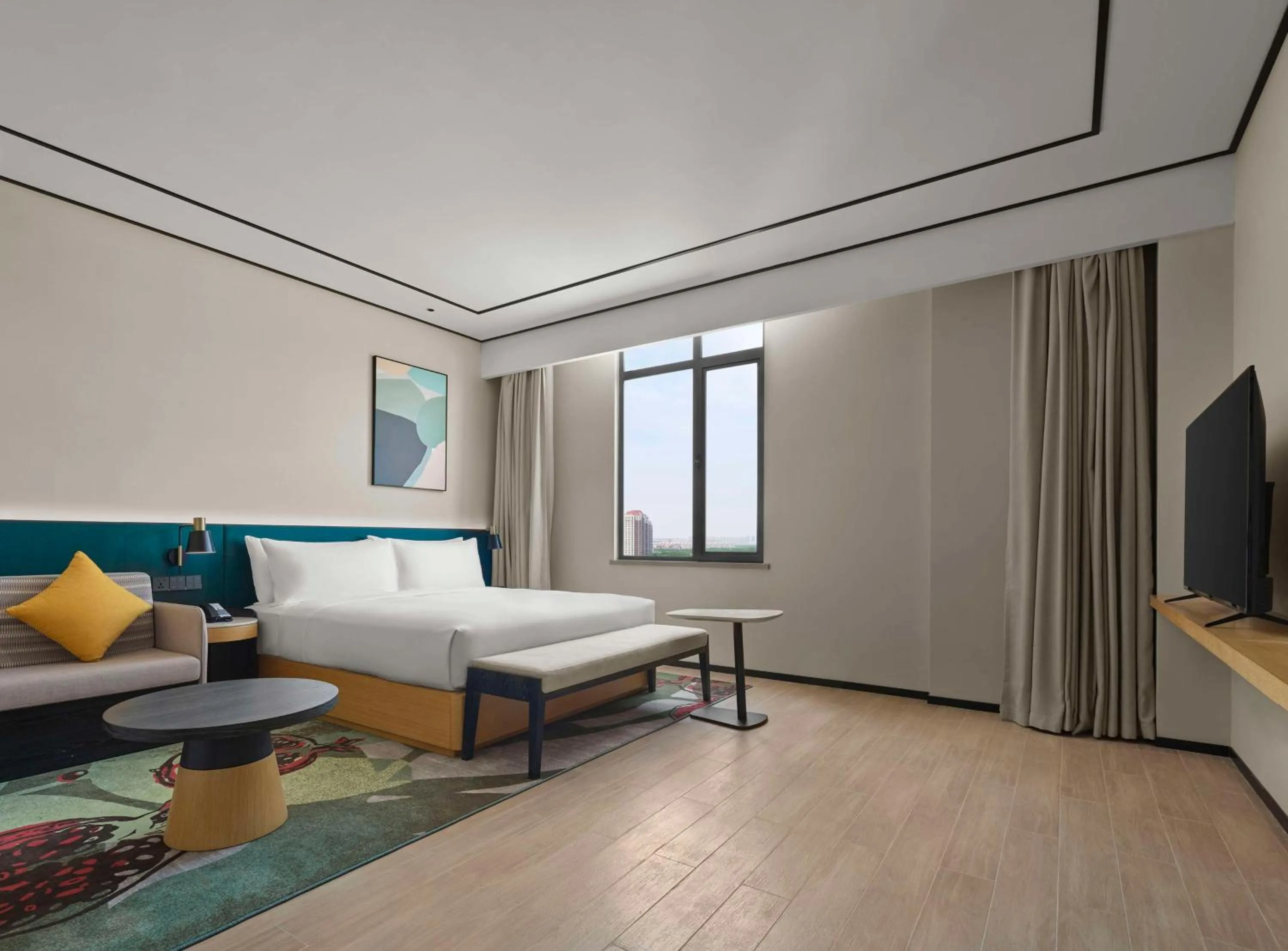 Bed in Hilton Garden Inn Tianjin Huayuan