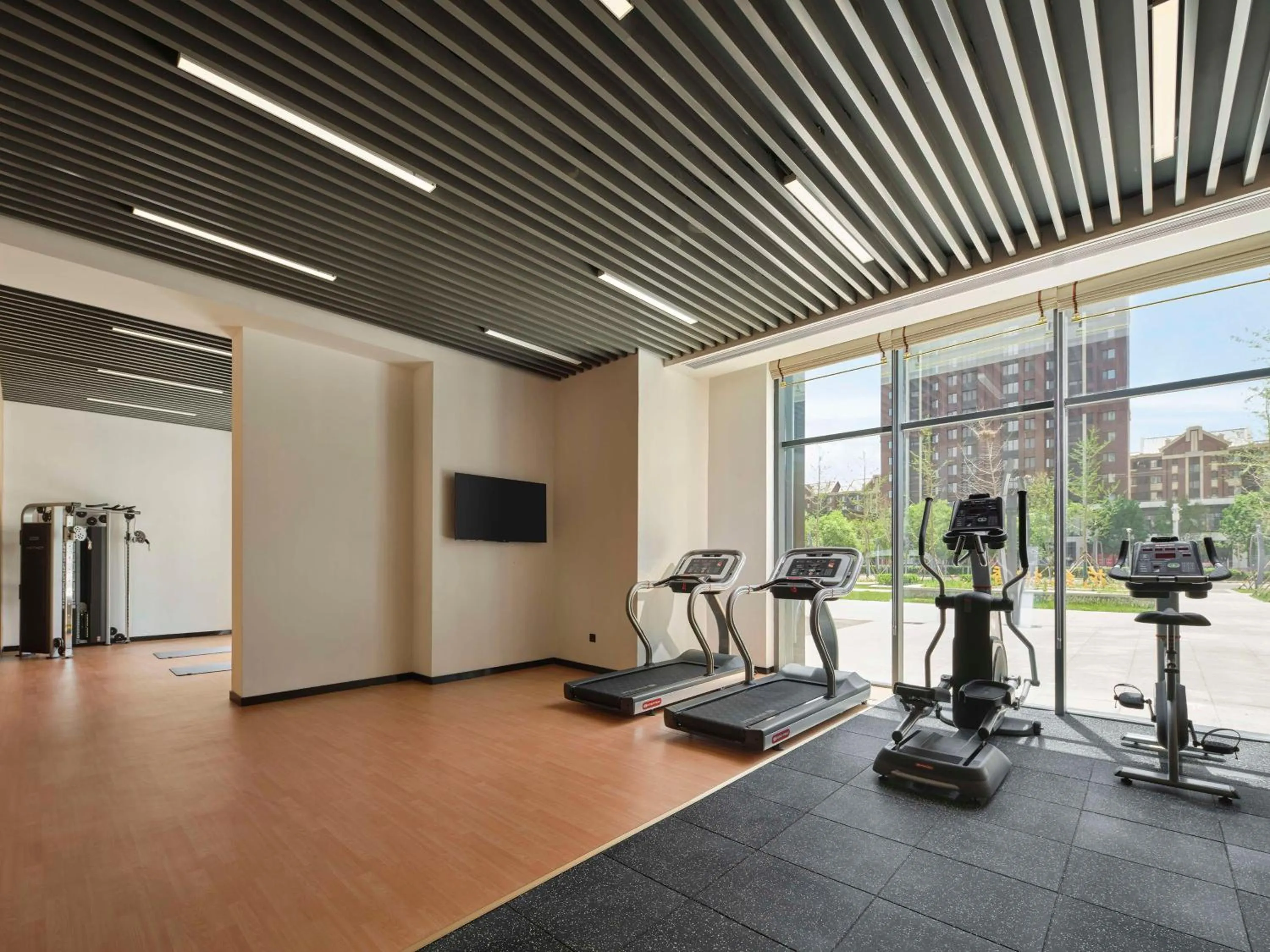 Fitness centre/facilities in Hilton Garden Inn Tianjin Huayuan