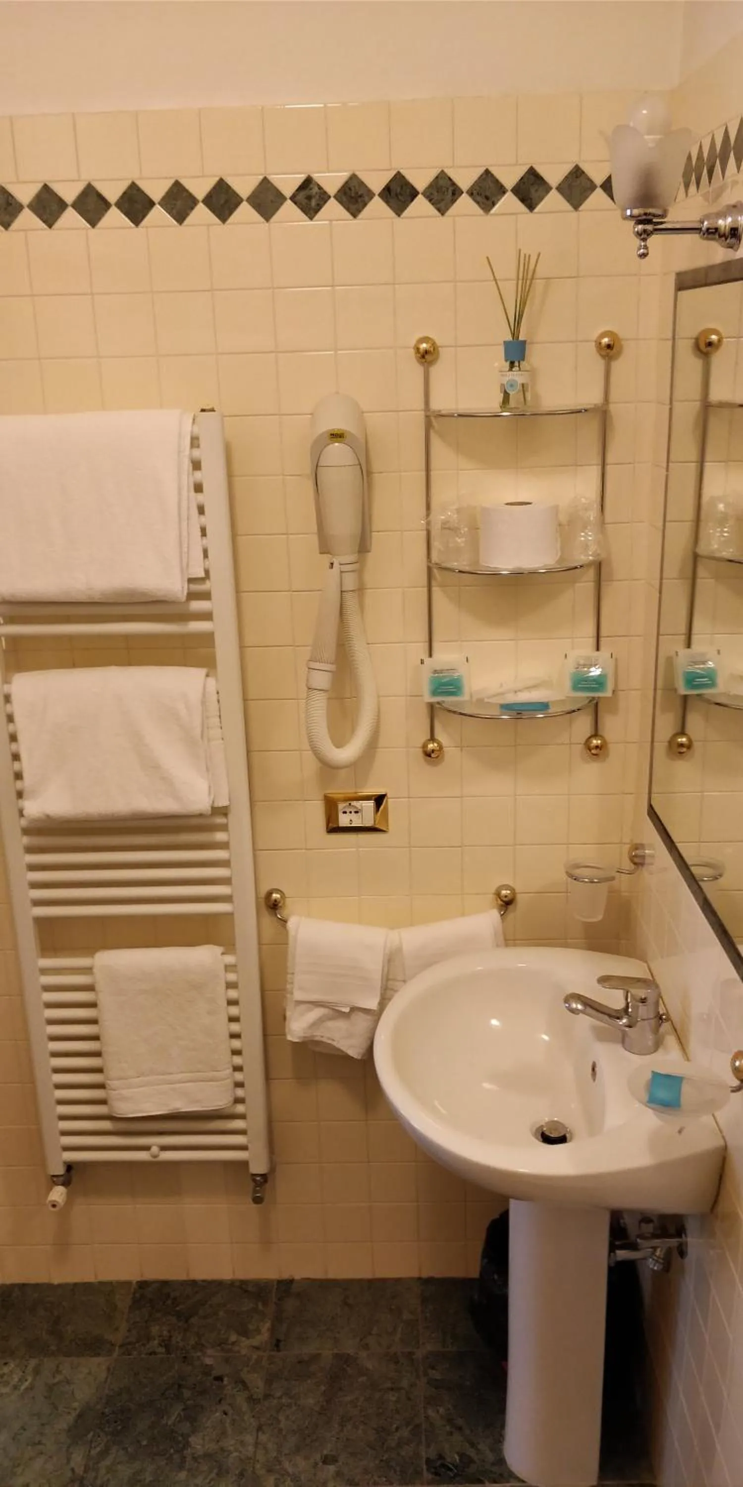 Bathroom in Hotel Villa Delle Palme