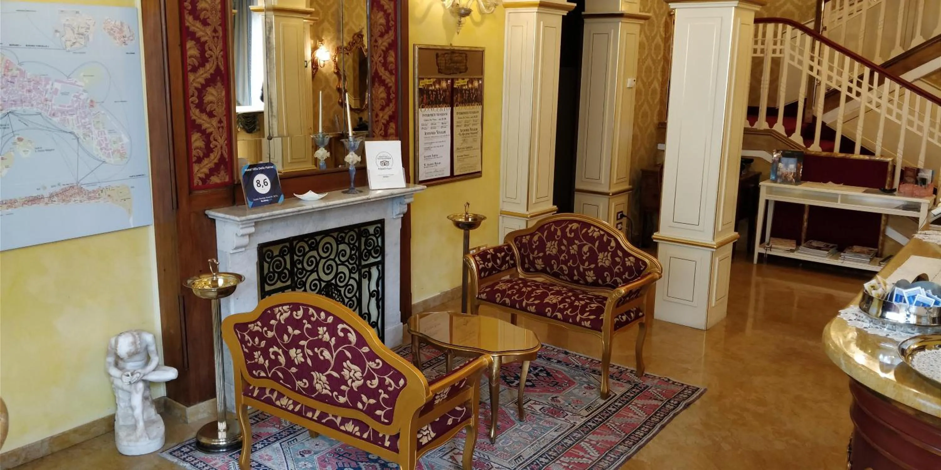 Lobby or reception in Hotel Villa Delle Palme