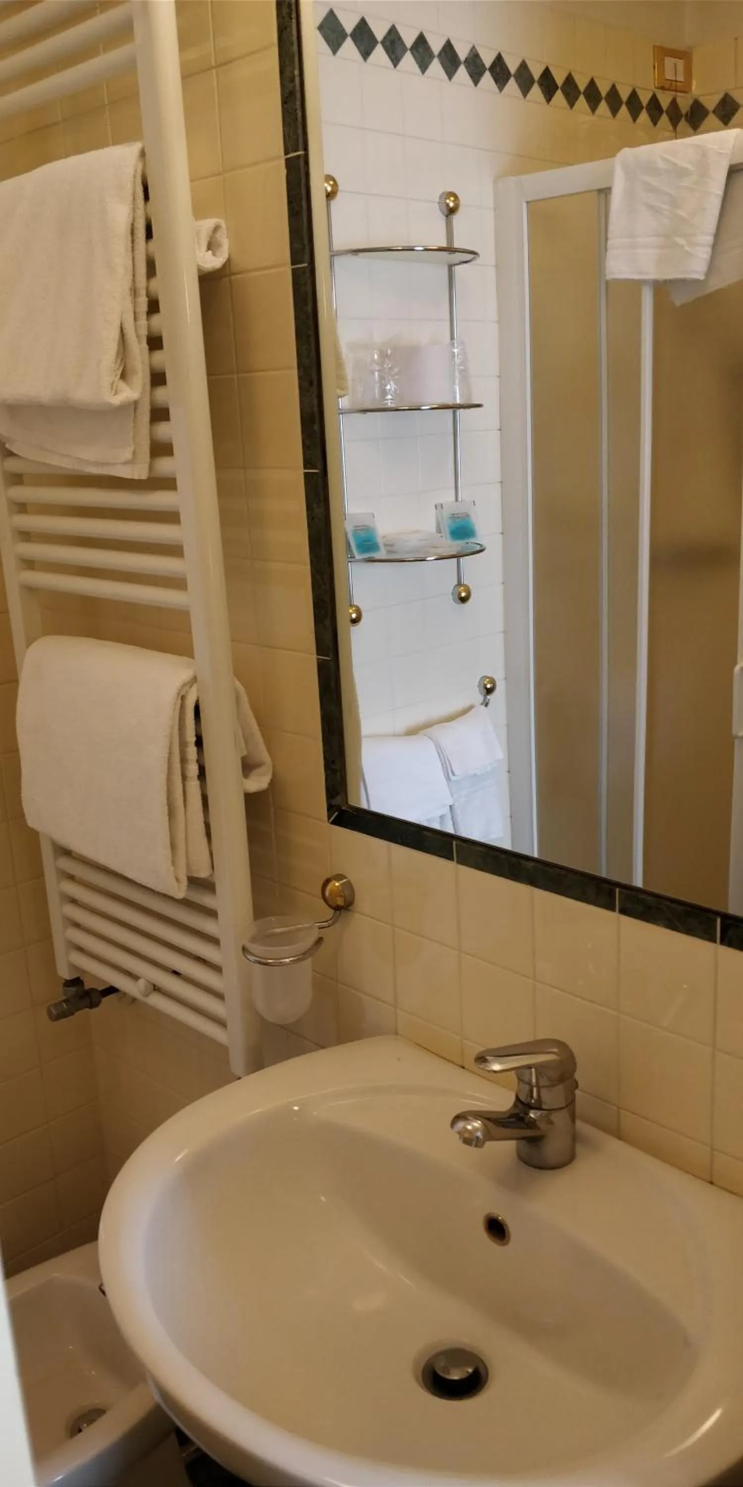 Bathroom in Hotel Villa Delle Palme
