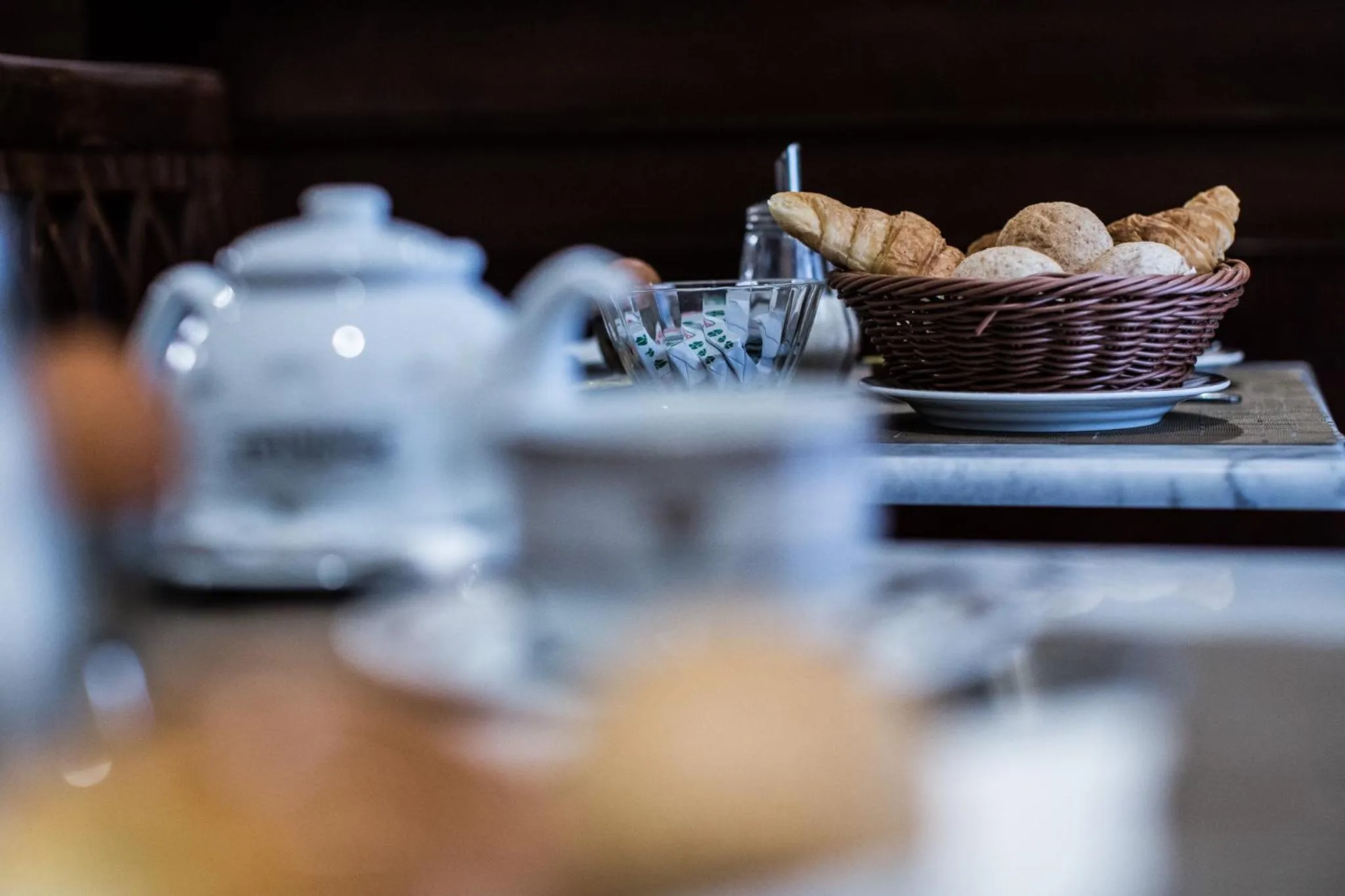 Continental breakfast in Hotel Grifo