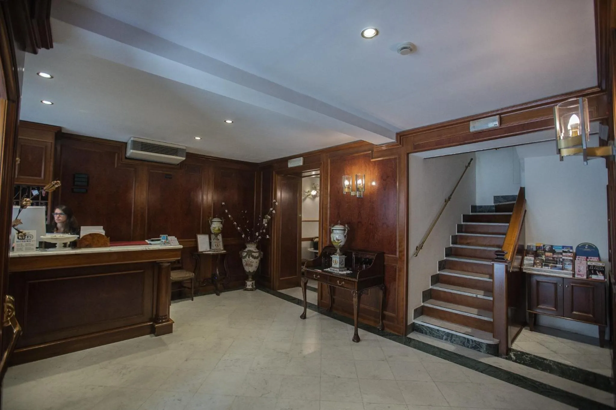 On site in Hotel Grifo