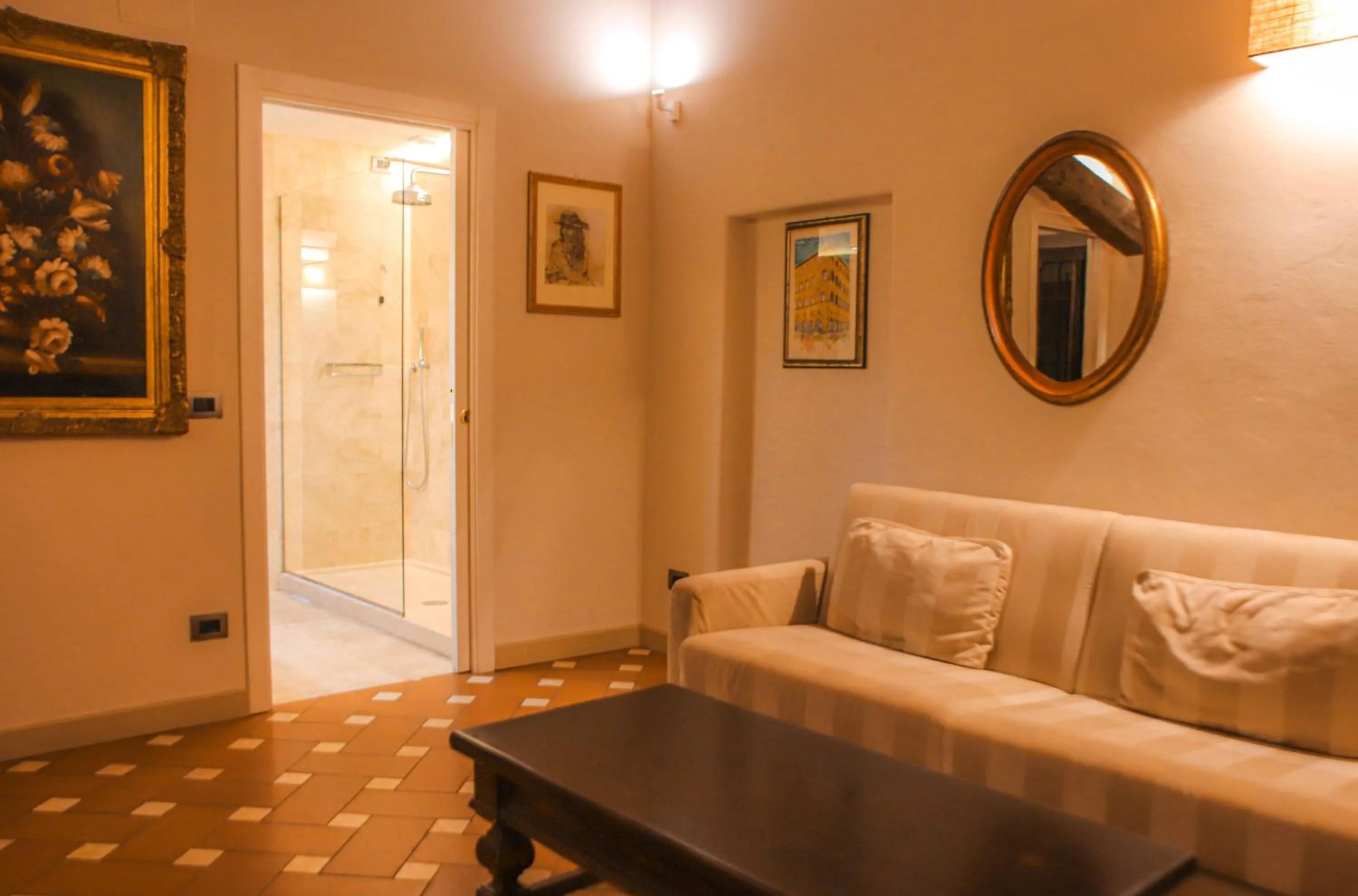 Seating area in Borgo San Luigi