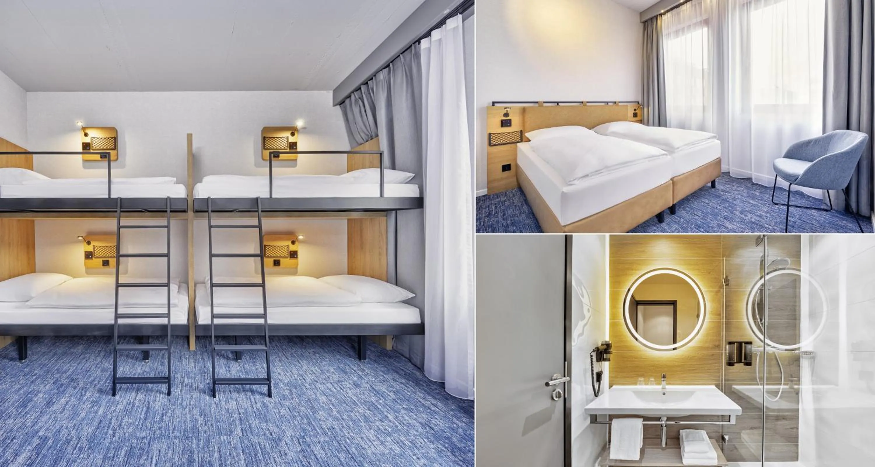 Photo of the whole room, Bed in H2 Hotel Düsseldorf Seestern