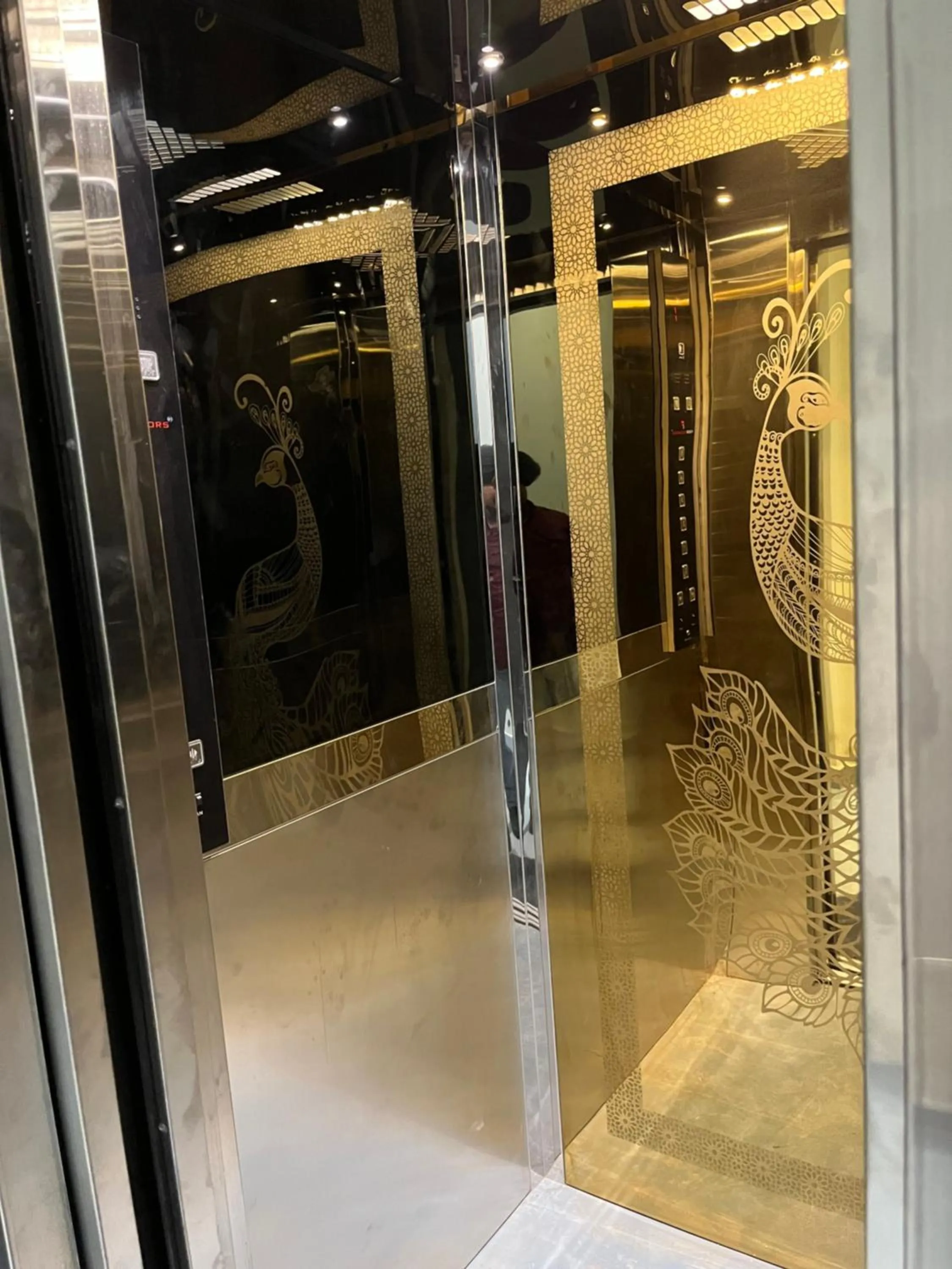 elevator in Hotel Lemonade